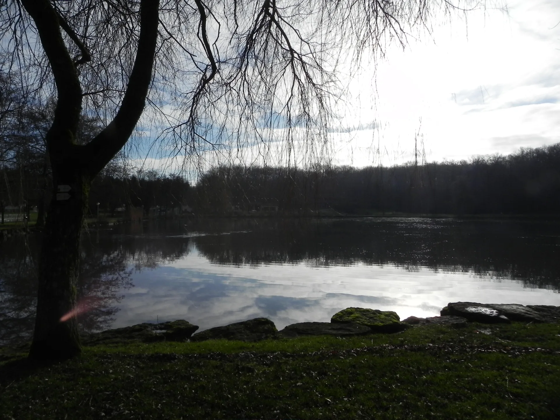 Lac de la Folie à Contrexéville — Sur le lac