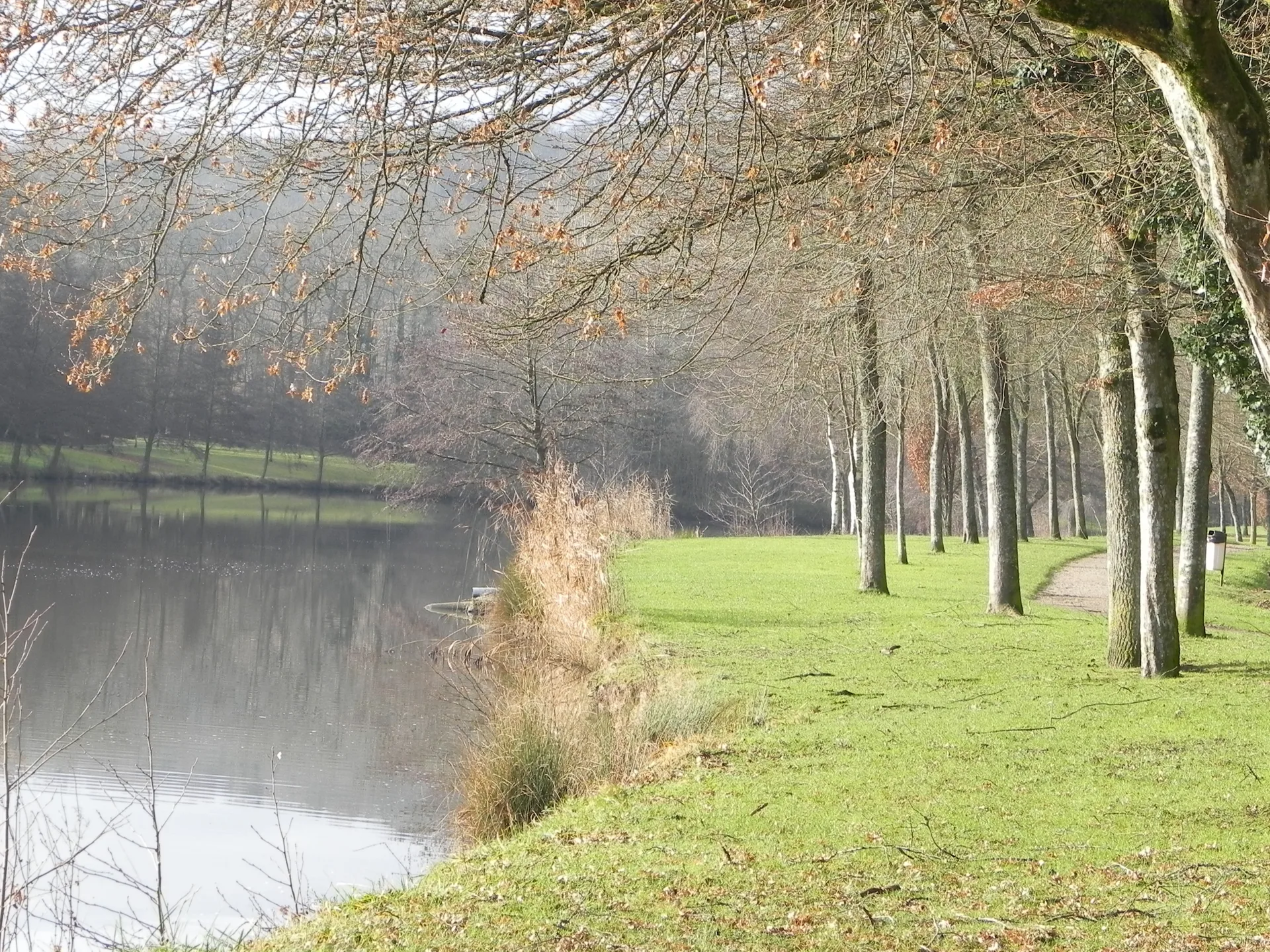 Lac de la Folie à Contrexéville — Sur le lac