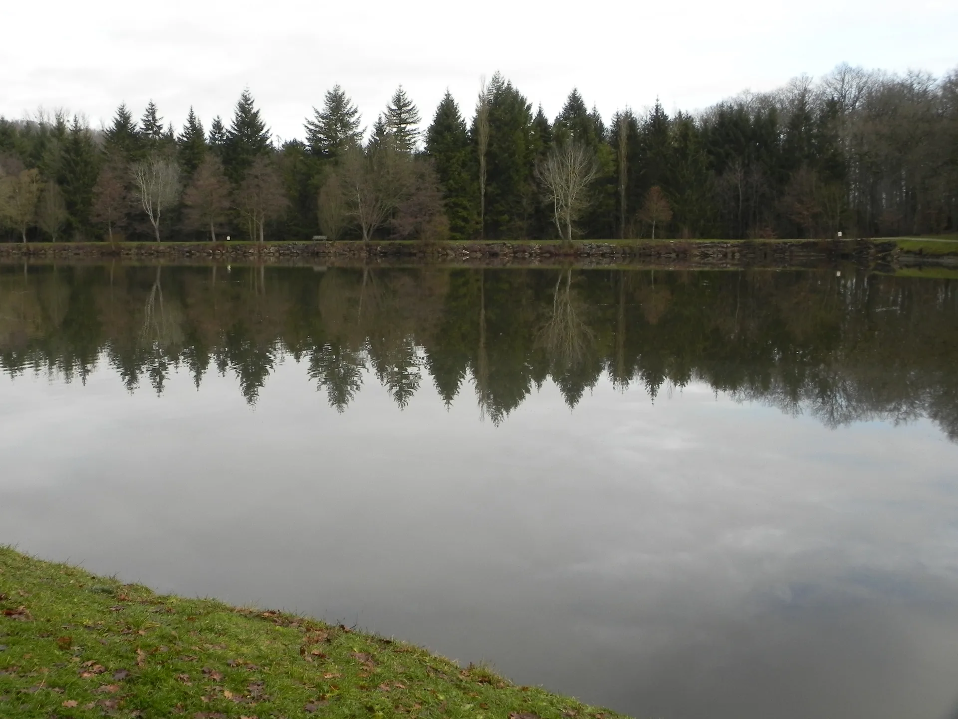 Lac de la Folie à Contrexéville — Sur le lac