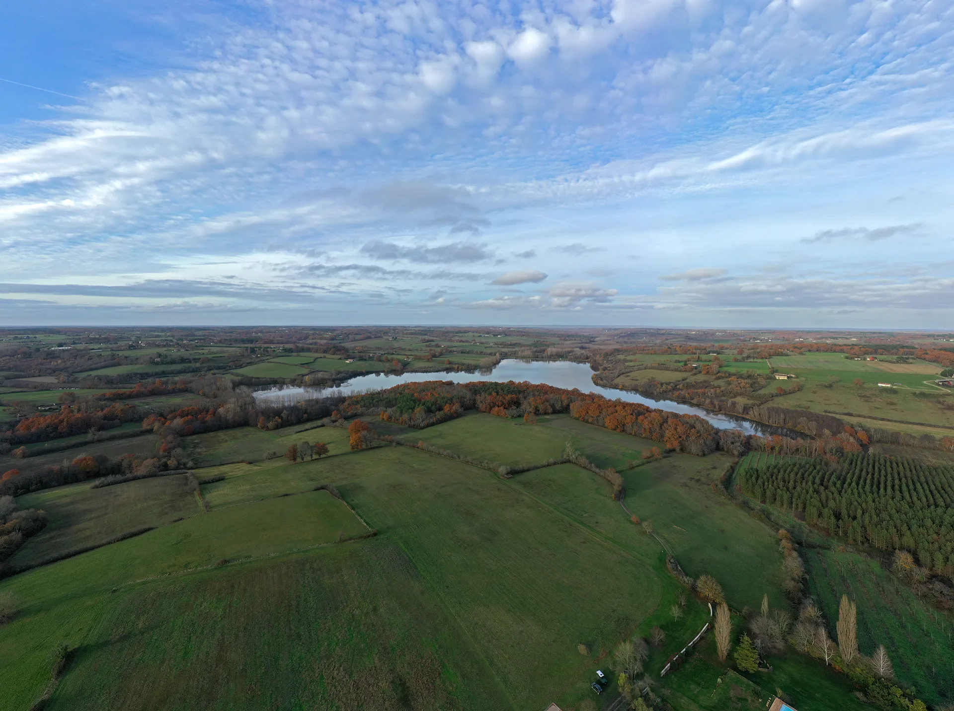 Lac de la Prade à Bazas — À 1,4 km du lac