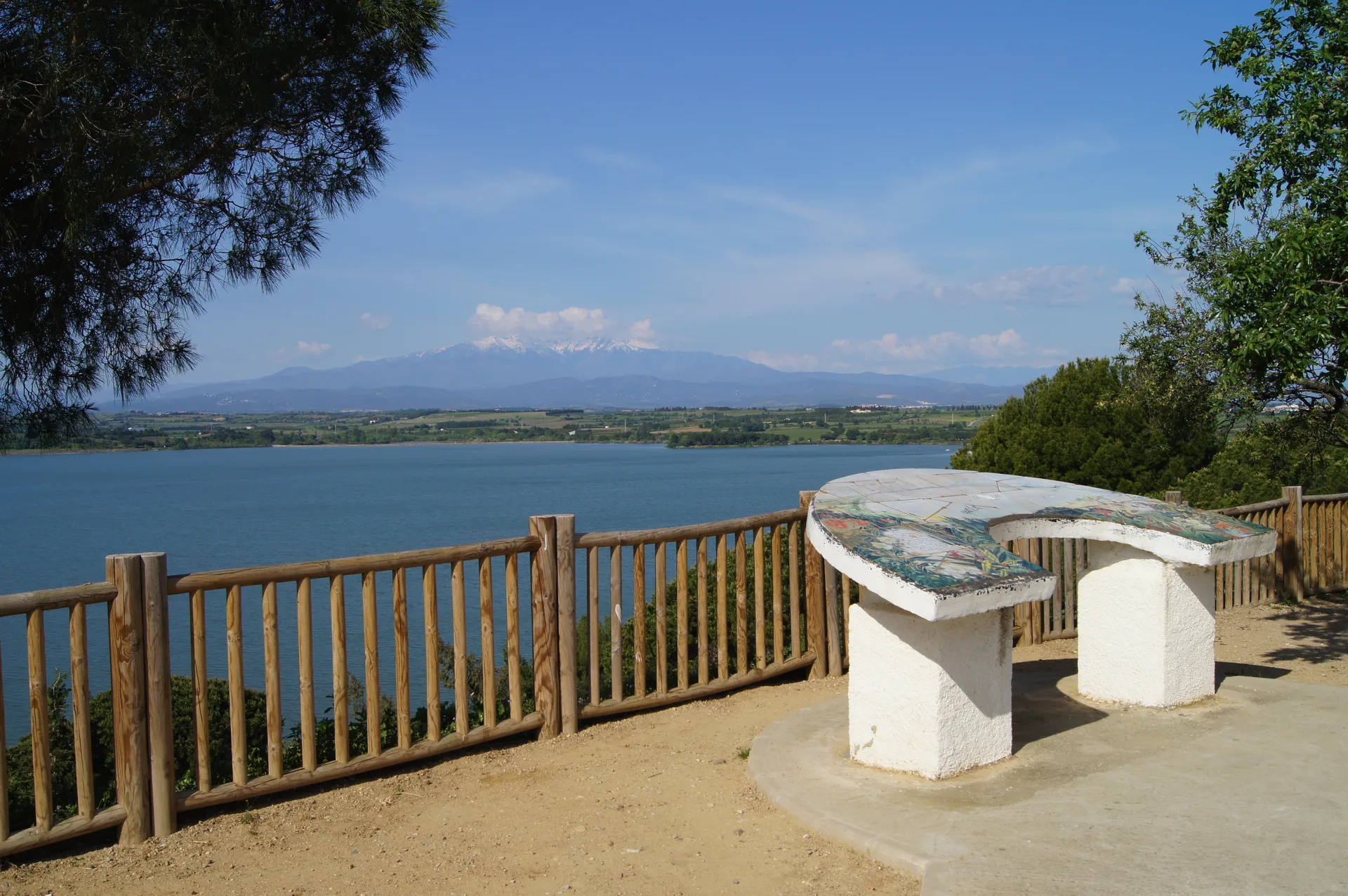Lac de la Raho à Villeneuve-de-la-Raho — À 871 m du lac