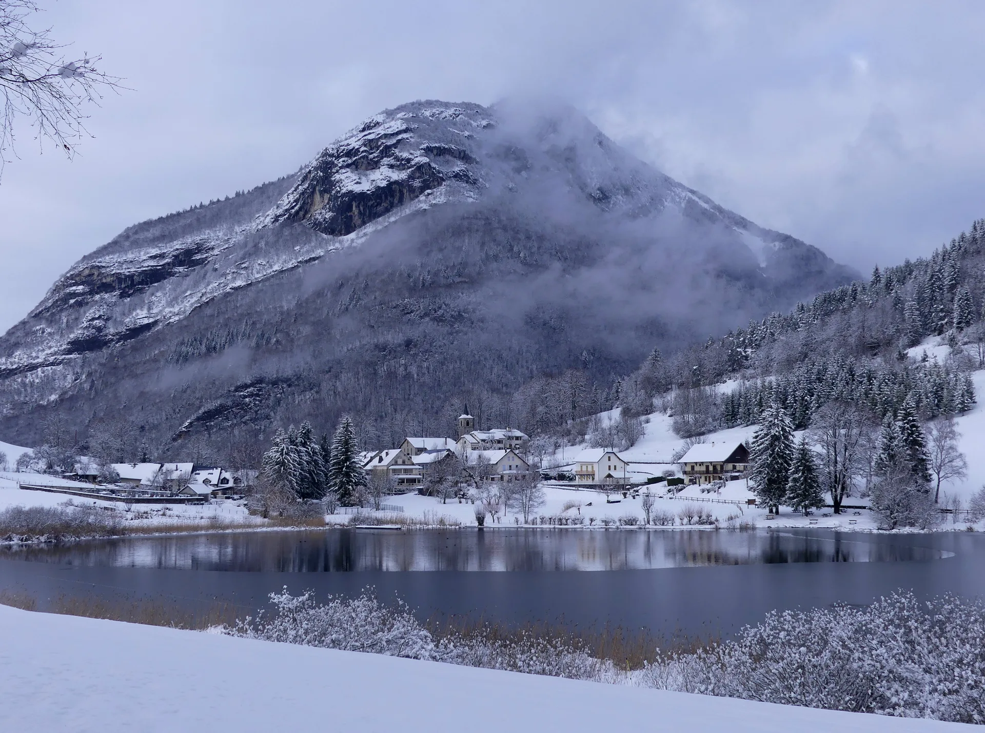 Lac de la Thuile à La Thuile — Sur le lac