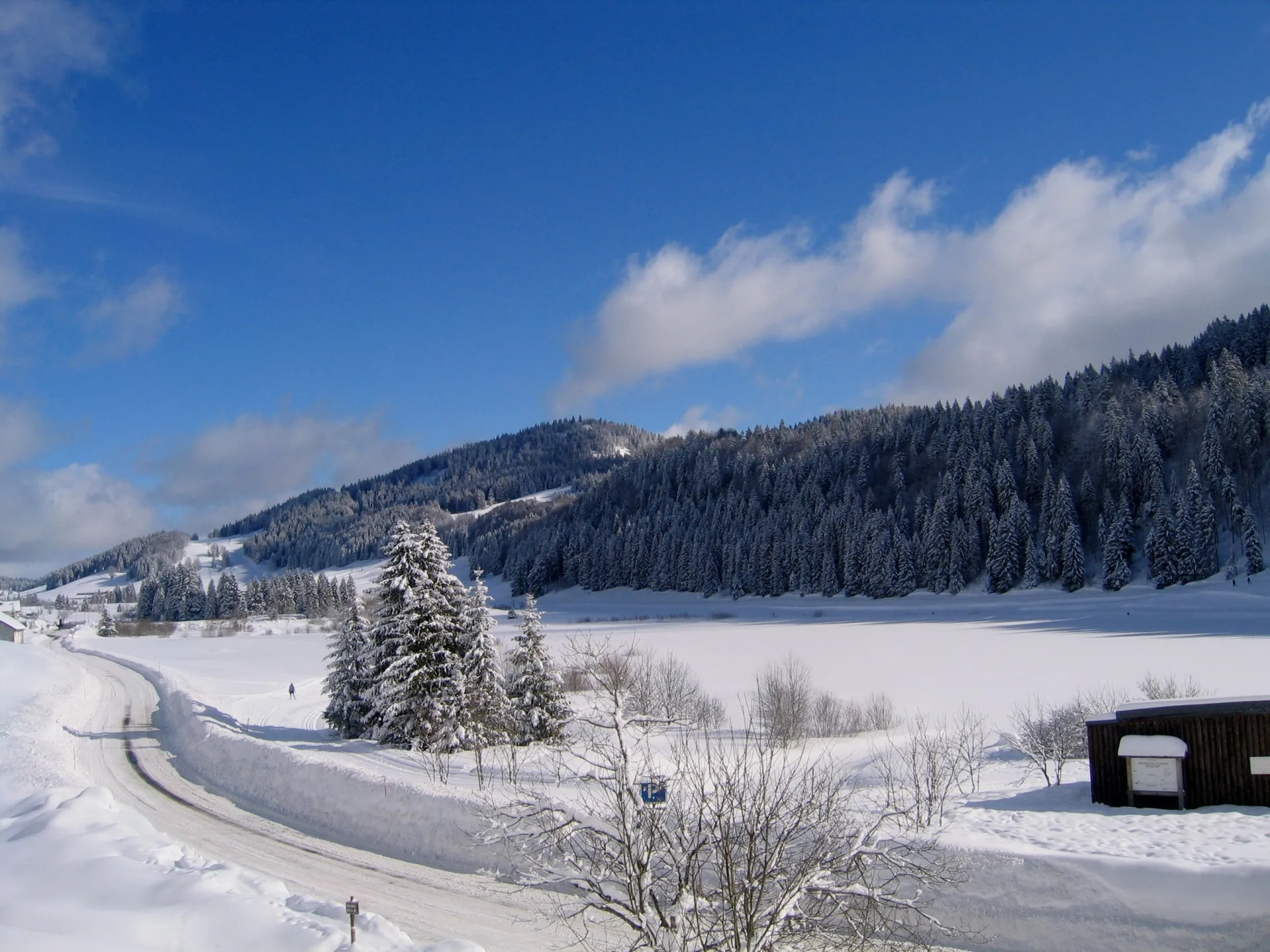 Lac de Lamoura à Lamoura — Sur le lac