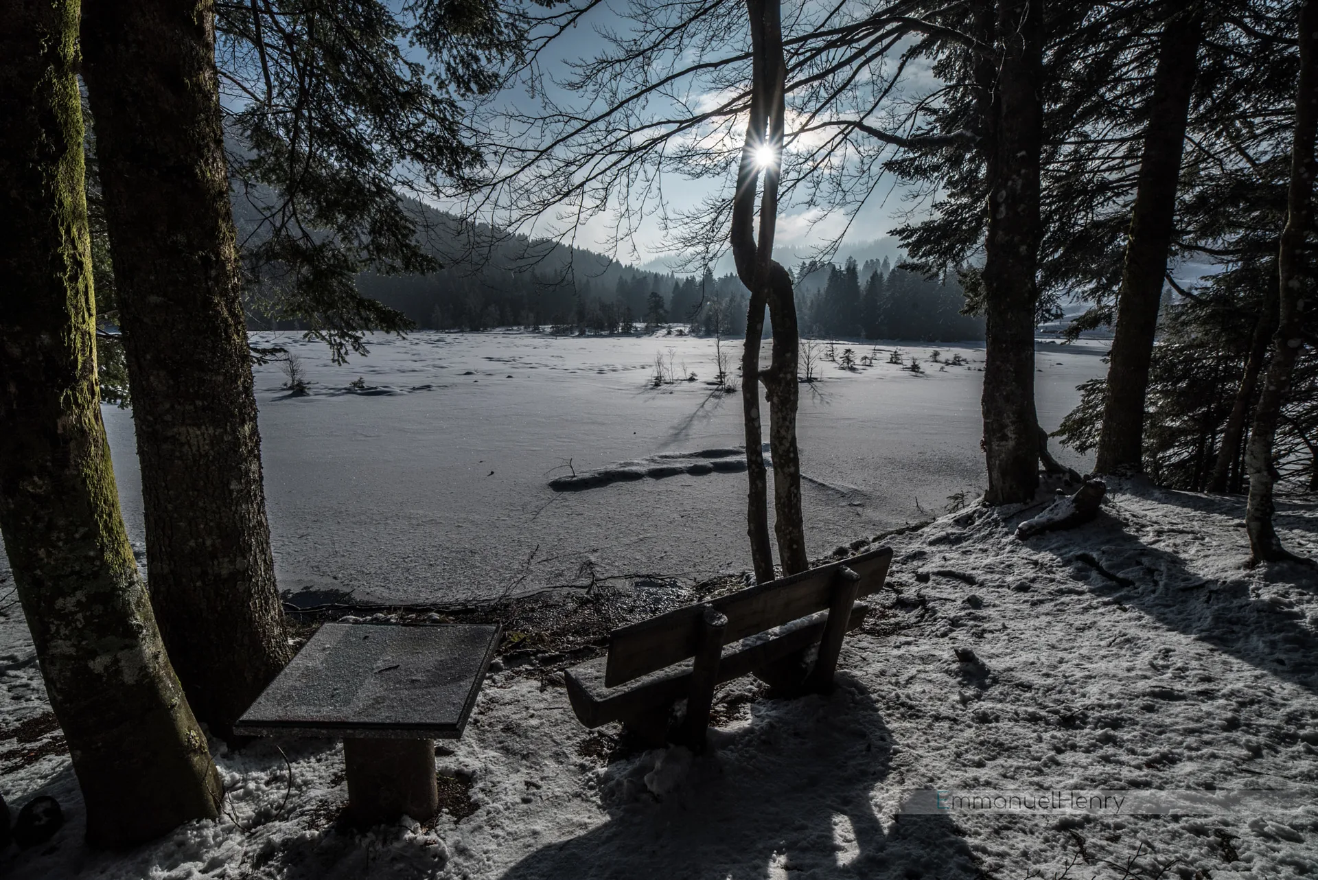 Lac de Lispach à La Bresse — À 461 m du lac
