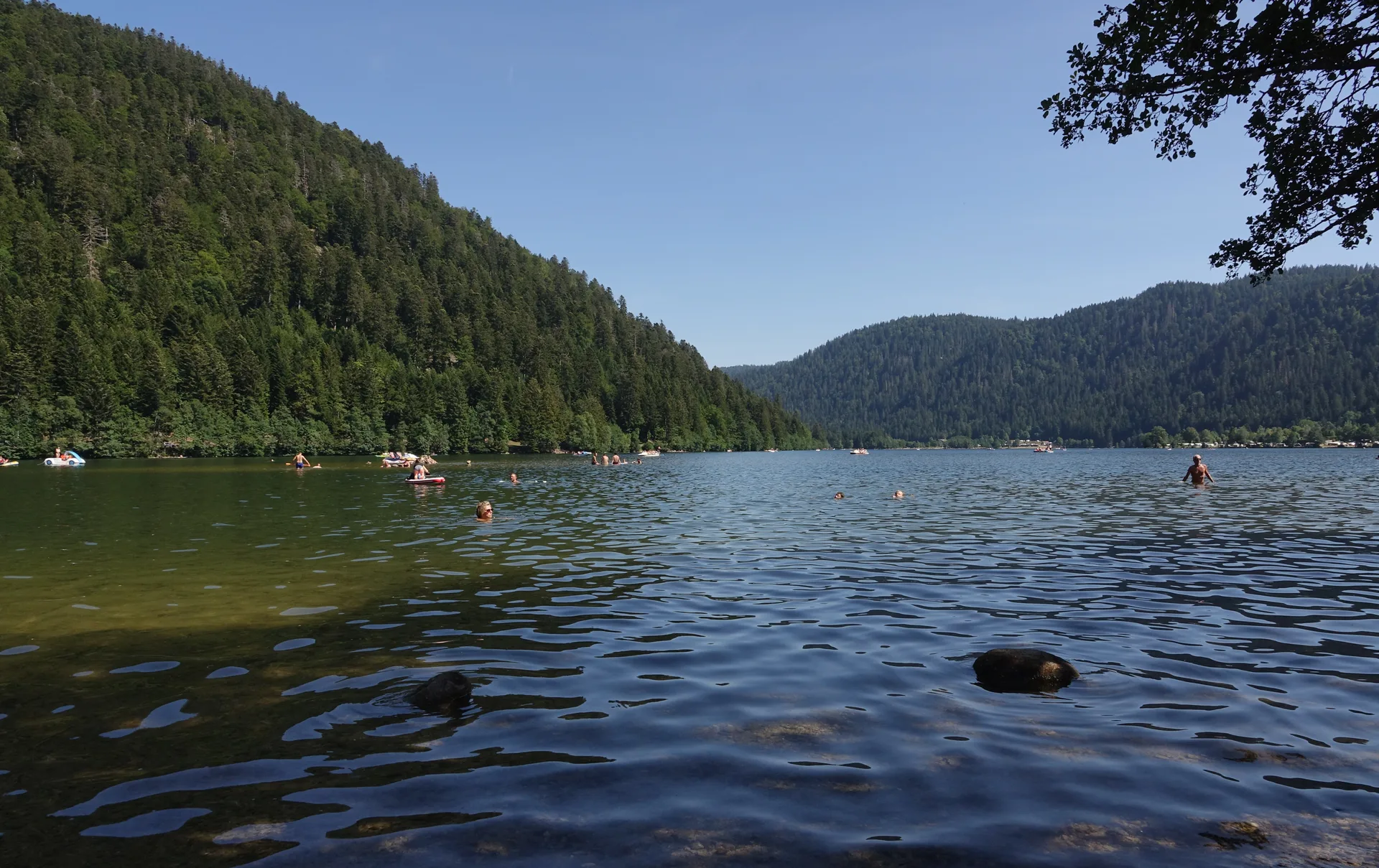 Lac de Longemer à Xonrupt-Longemer — À 1,6 km du lac