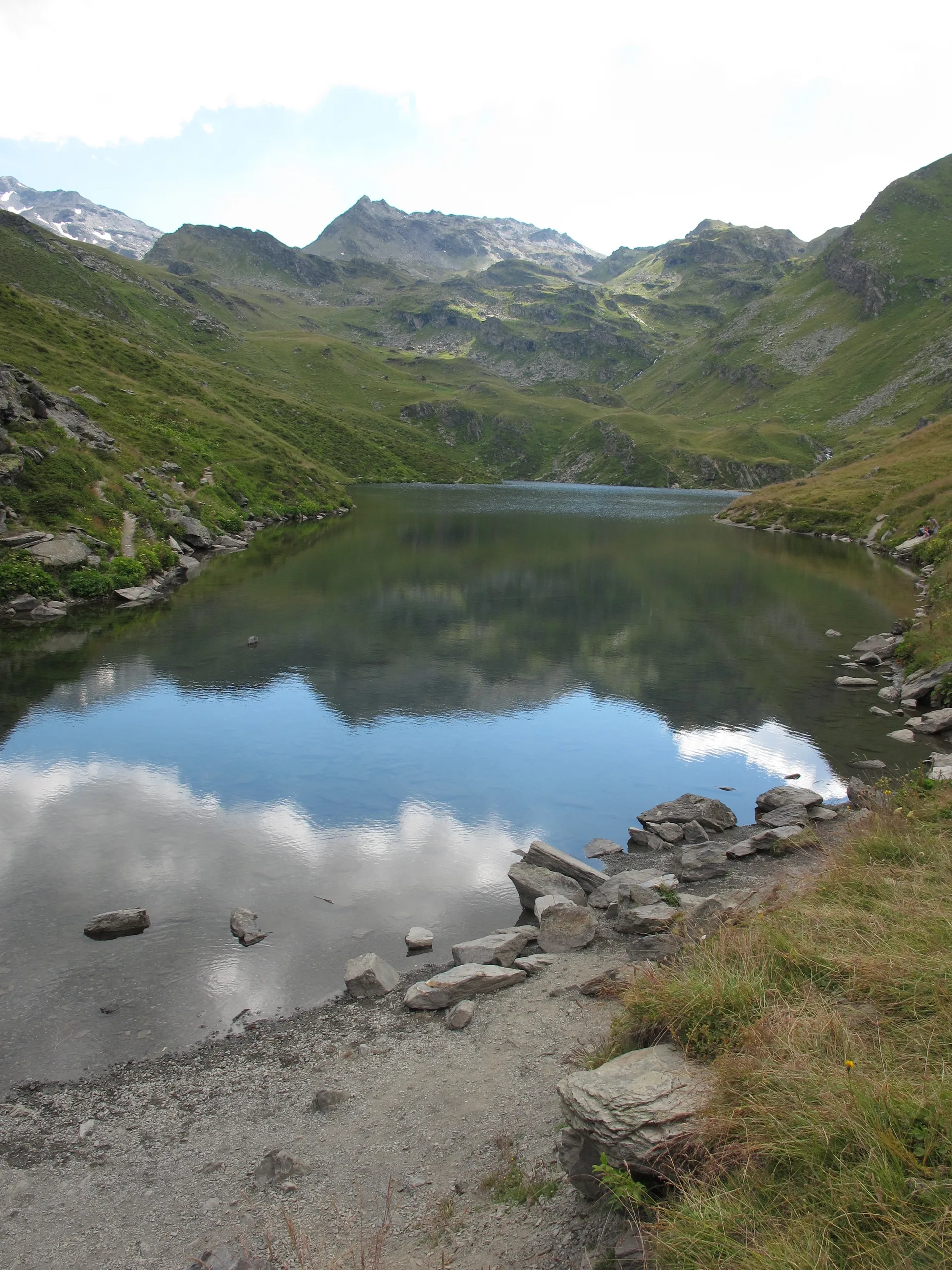 Lac de Lou à Les Belleville — Sur le lac