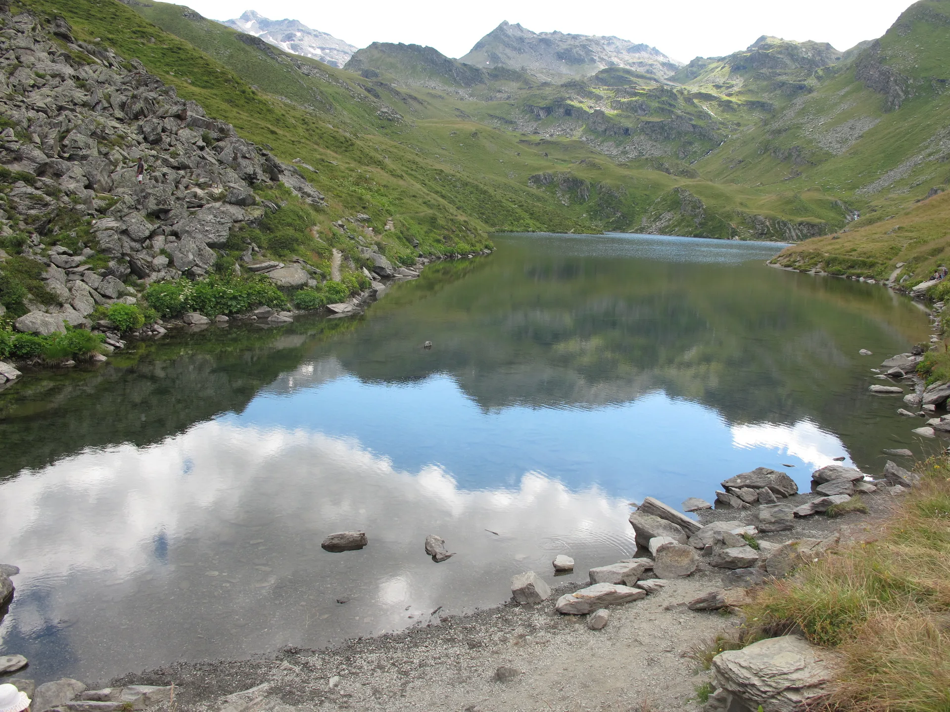 Lac de Lou à Les Belleville — Sur le lac