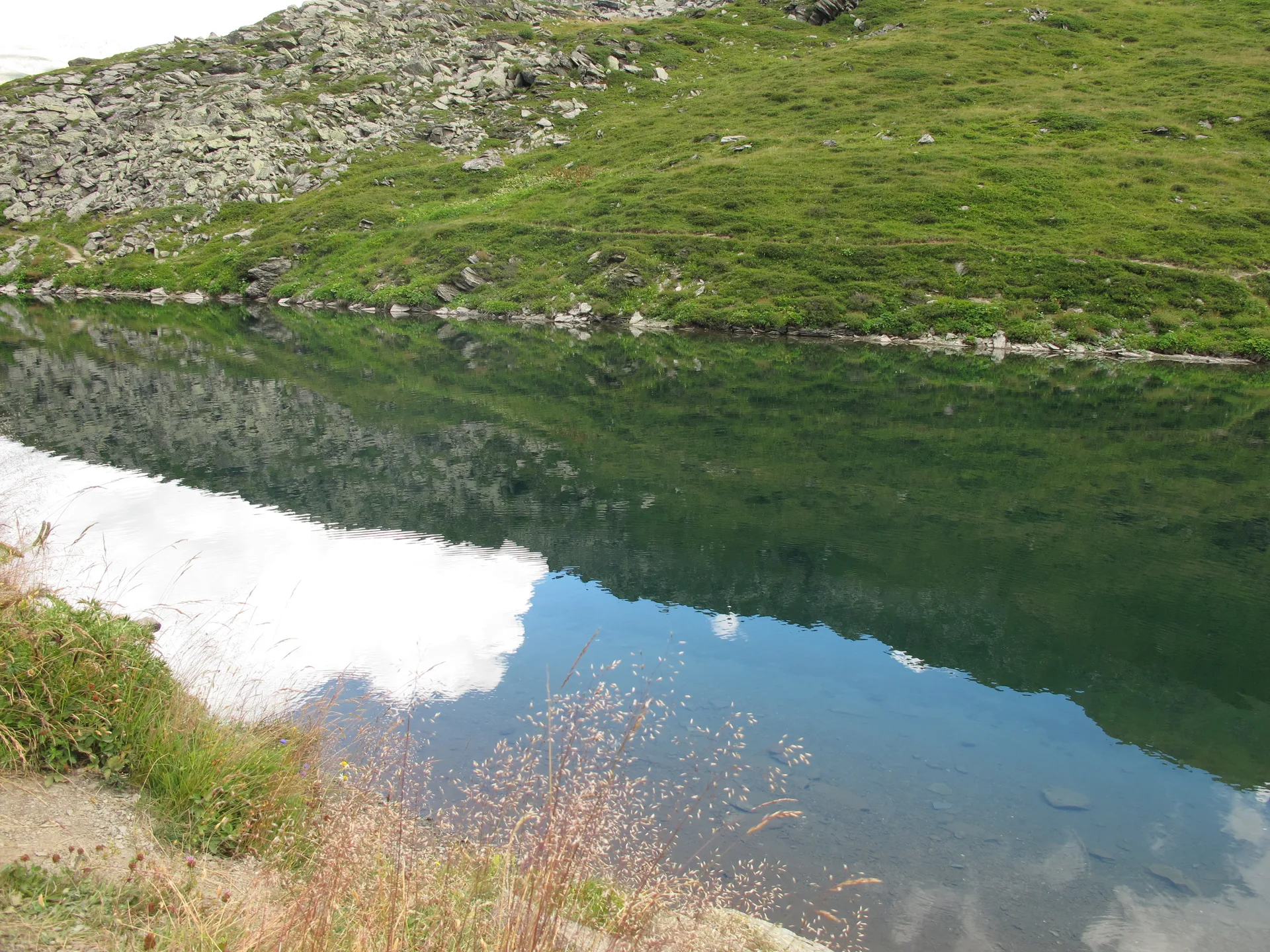 Lac de Lou à Les Belleville — Sur le lac