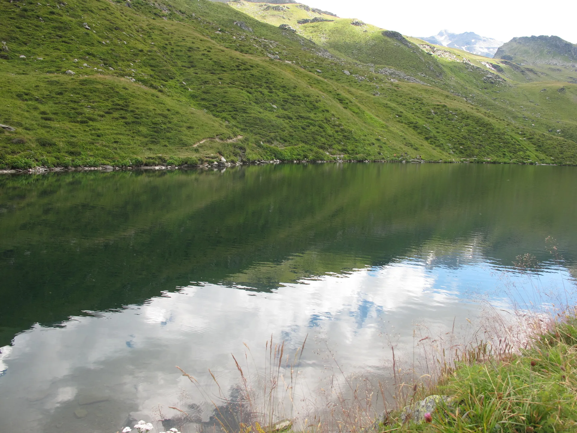 Lac de Lou à Les Belleville — Sur le lac