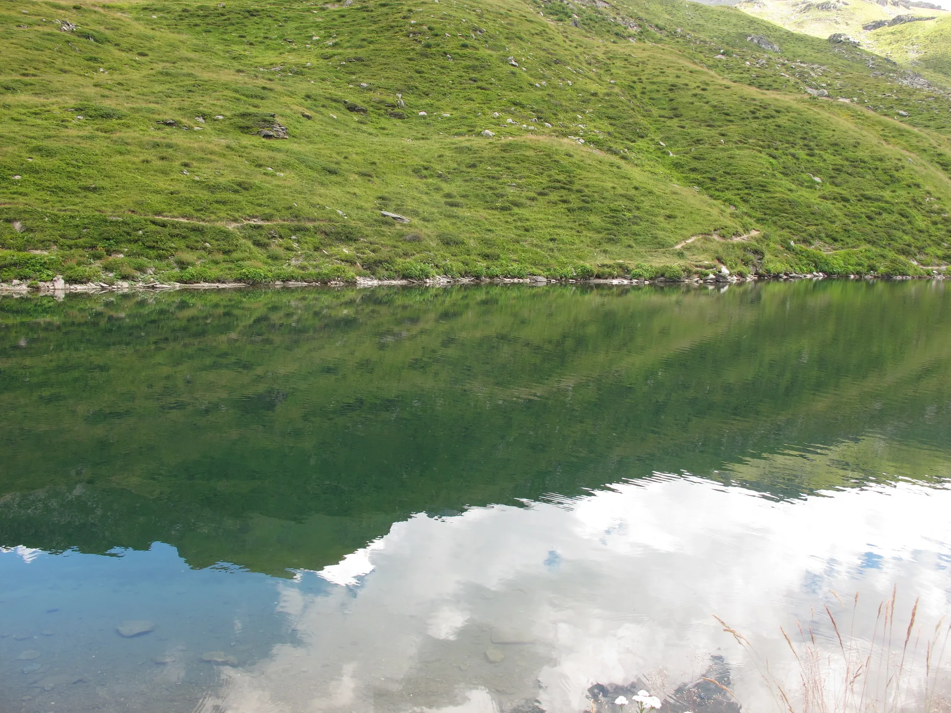 Lac de Lou à Les Belleville — Sur le lac