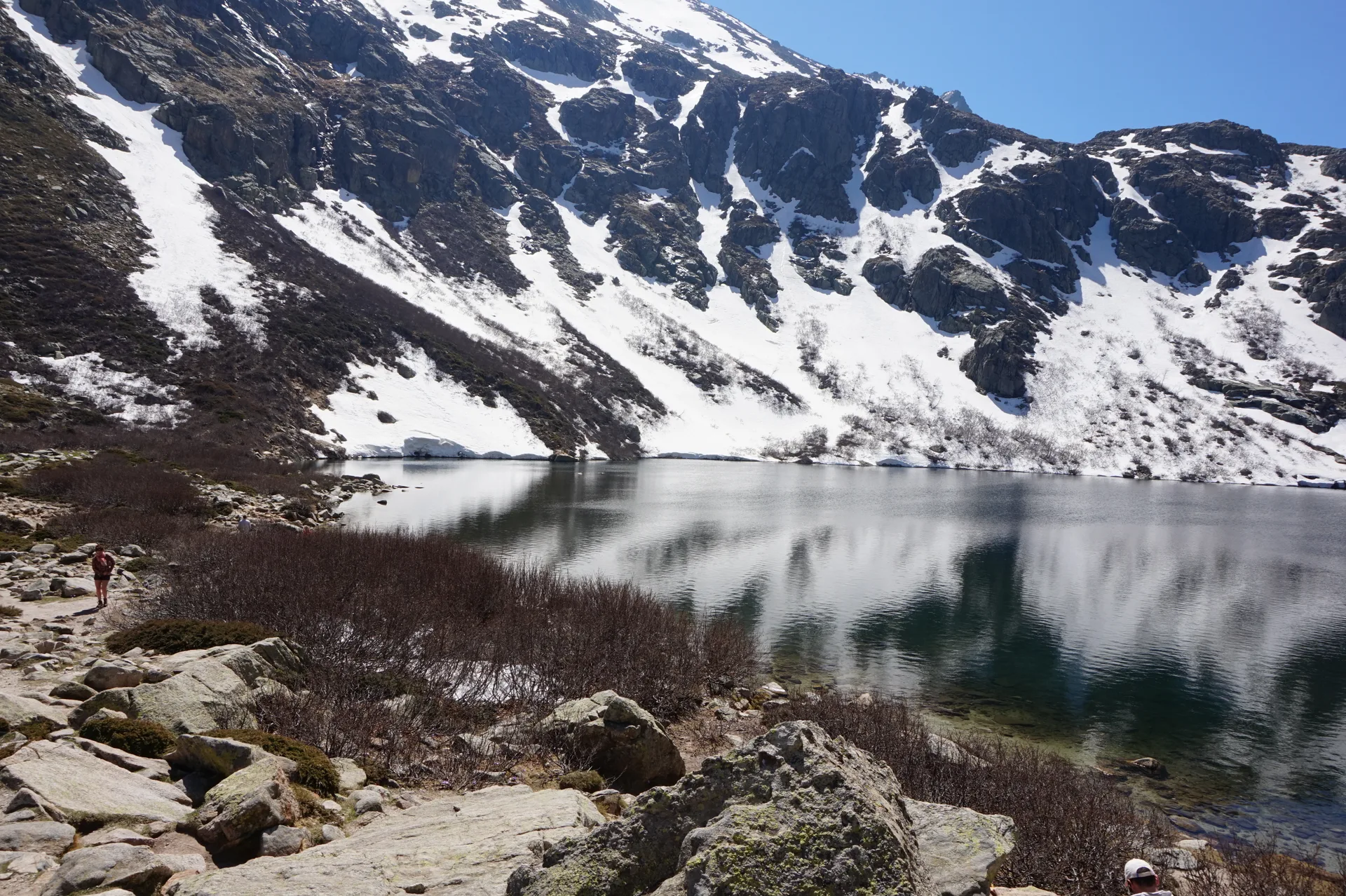 Lac de Melo à Corte — Sur le lac