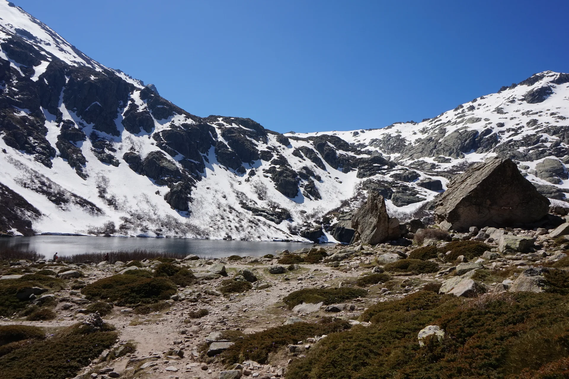 Lac de Melo à Corte — Sur le lac