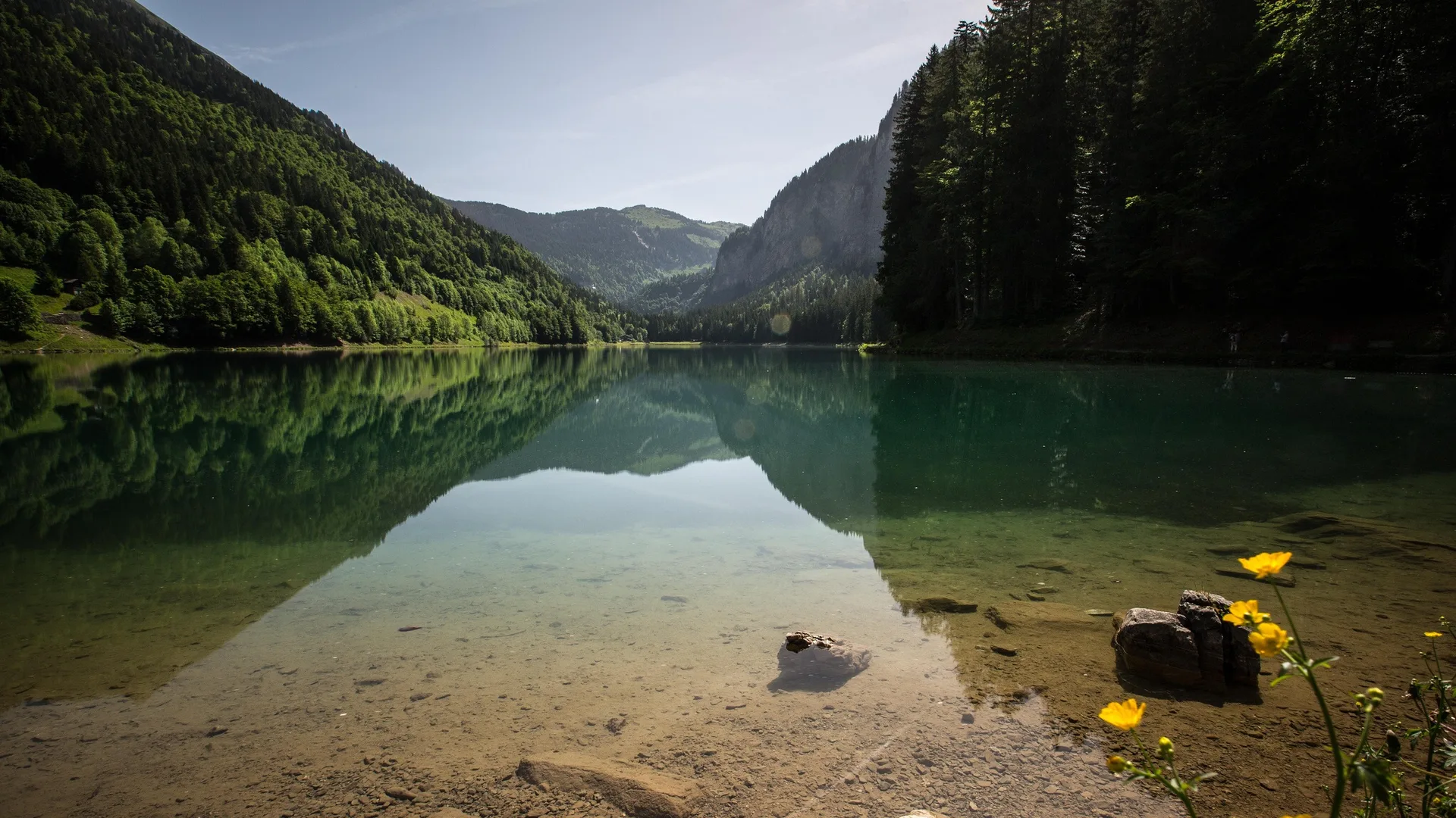 Lac de Montriond à Montriond — Sur le lac