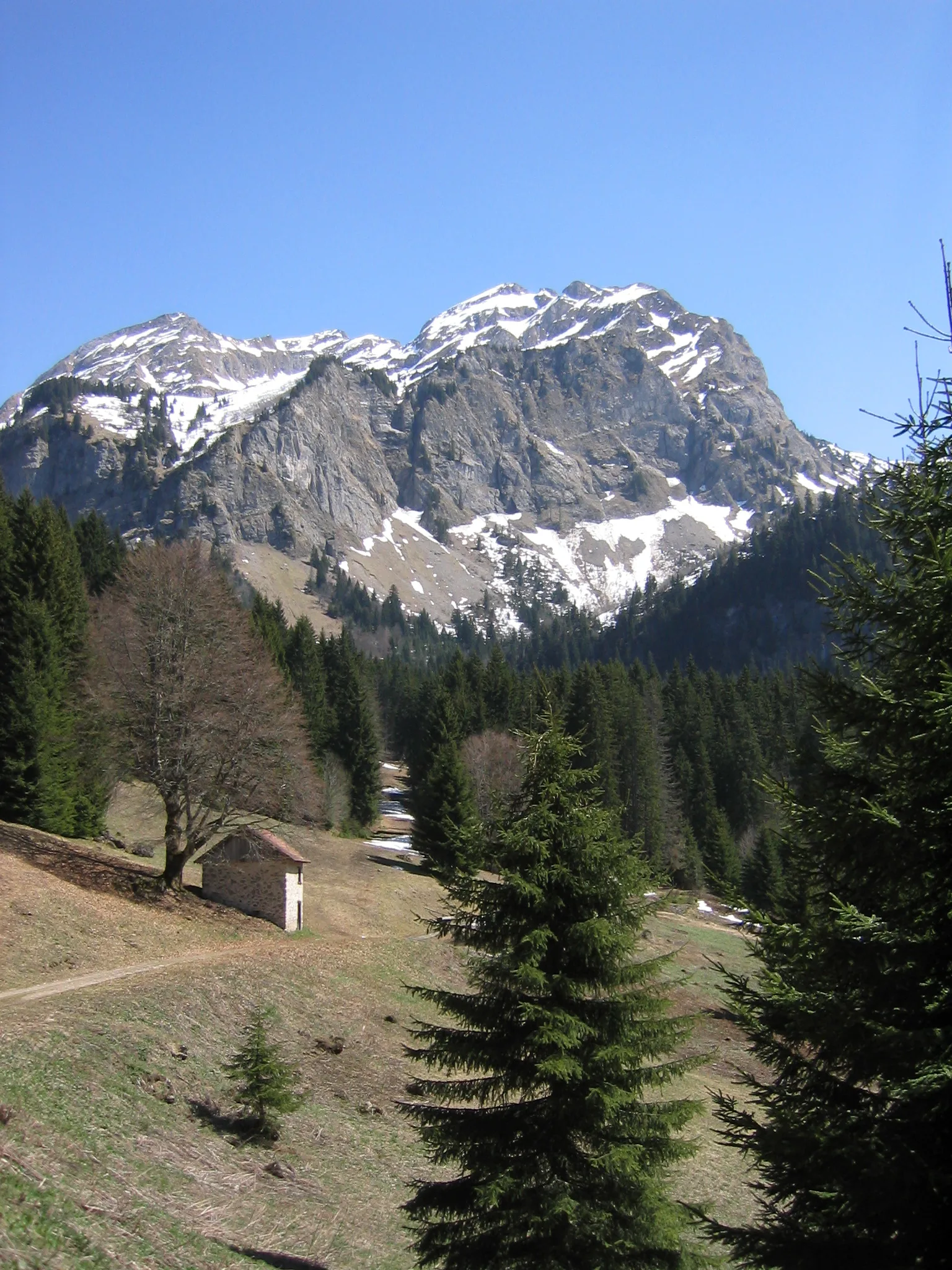 Lac de Petetoz  à Bellevaux — À 614 m du lac