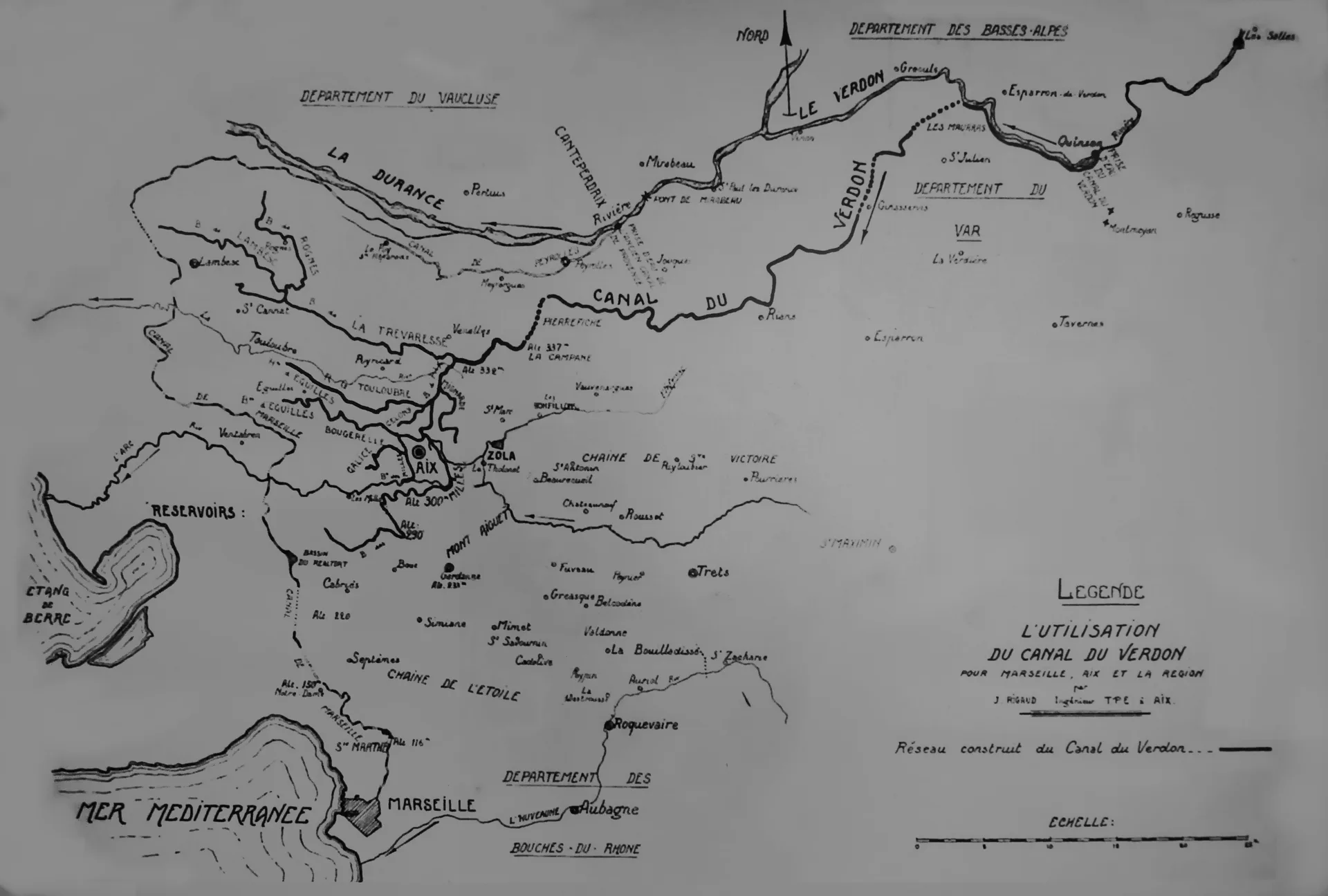 Lac de Quinson à Montmeyan — À 2,7 km du lac
