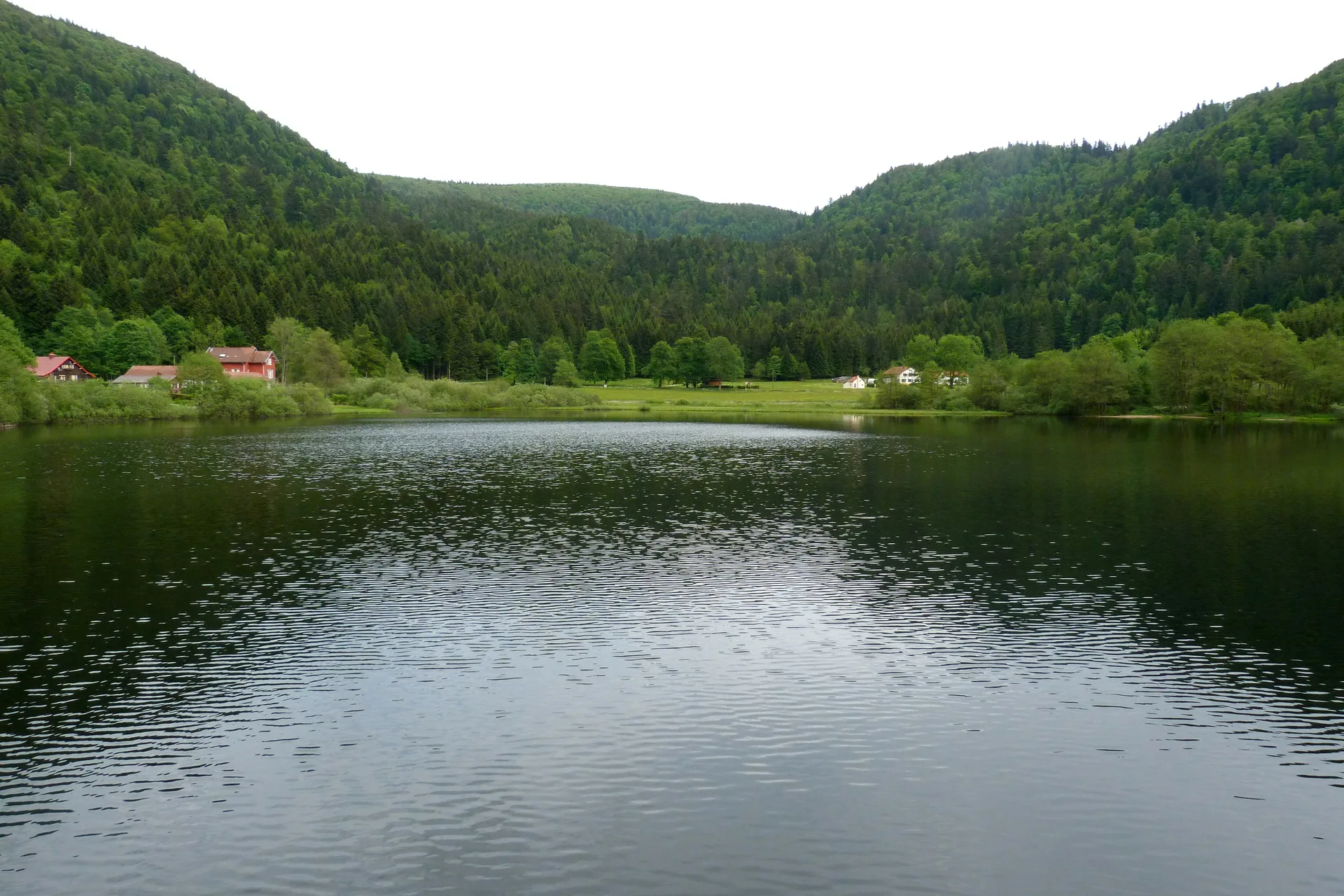 Lac de Retournemer à Xonrupt-Longemer — Sur le lac