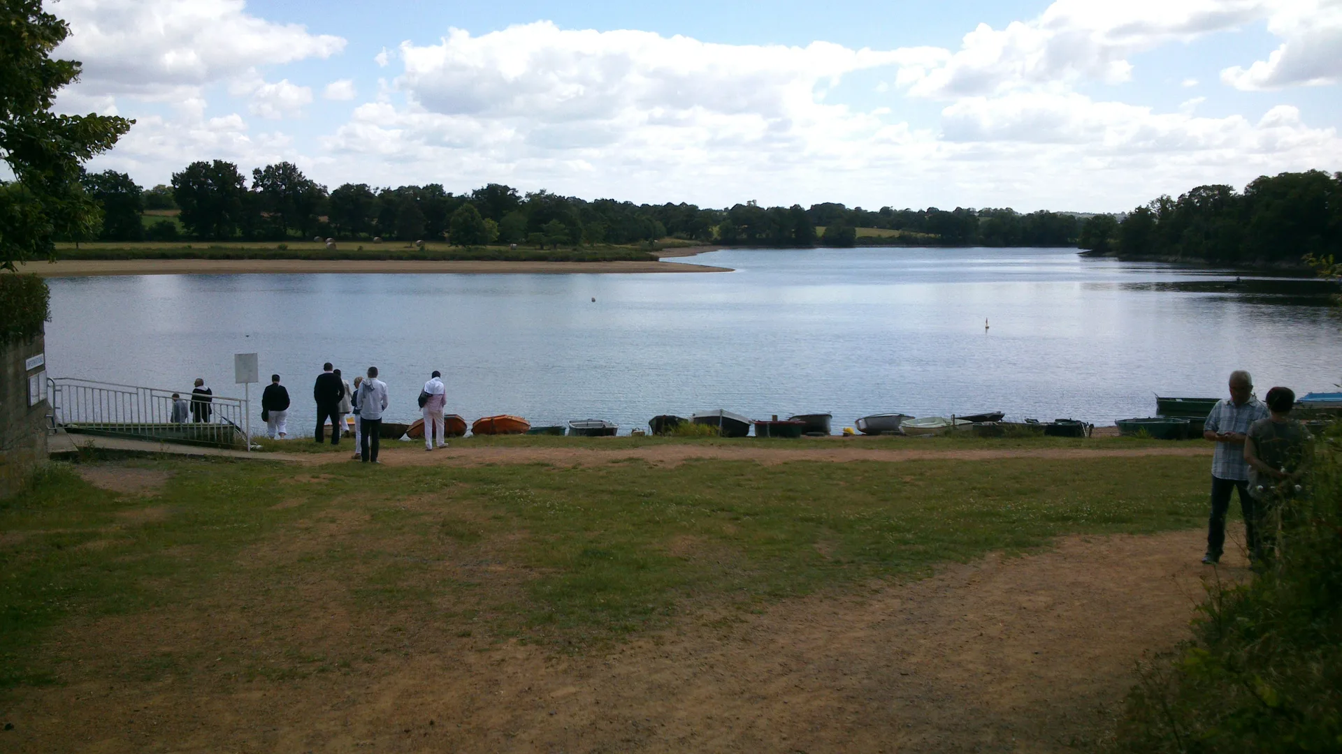 Lac de Ribou à Cholet — Sur le lac
