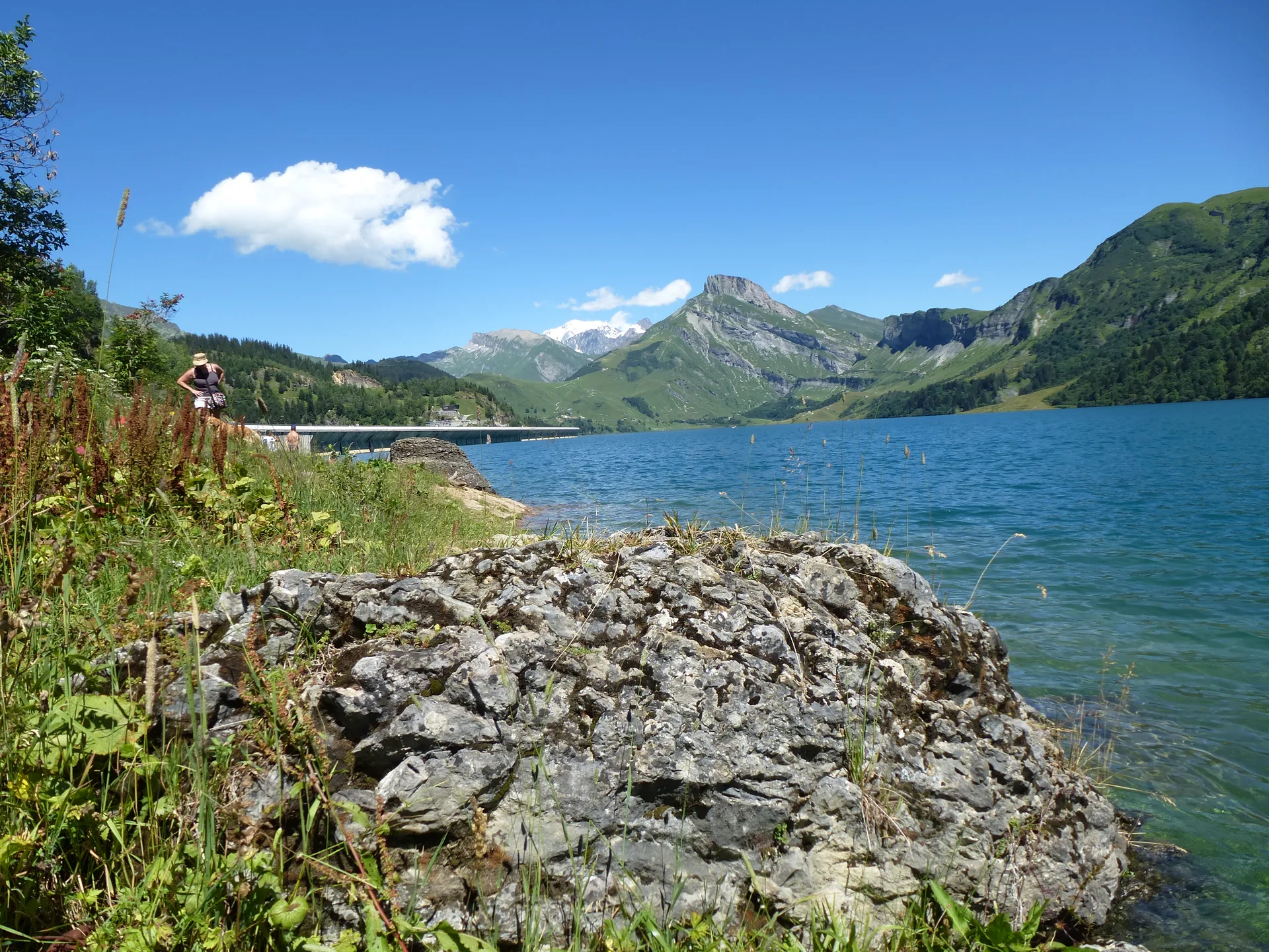 Lac de Roselend à Beaufort — À 1,1 km du lac