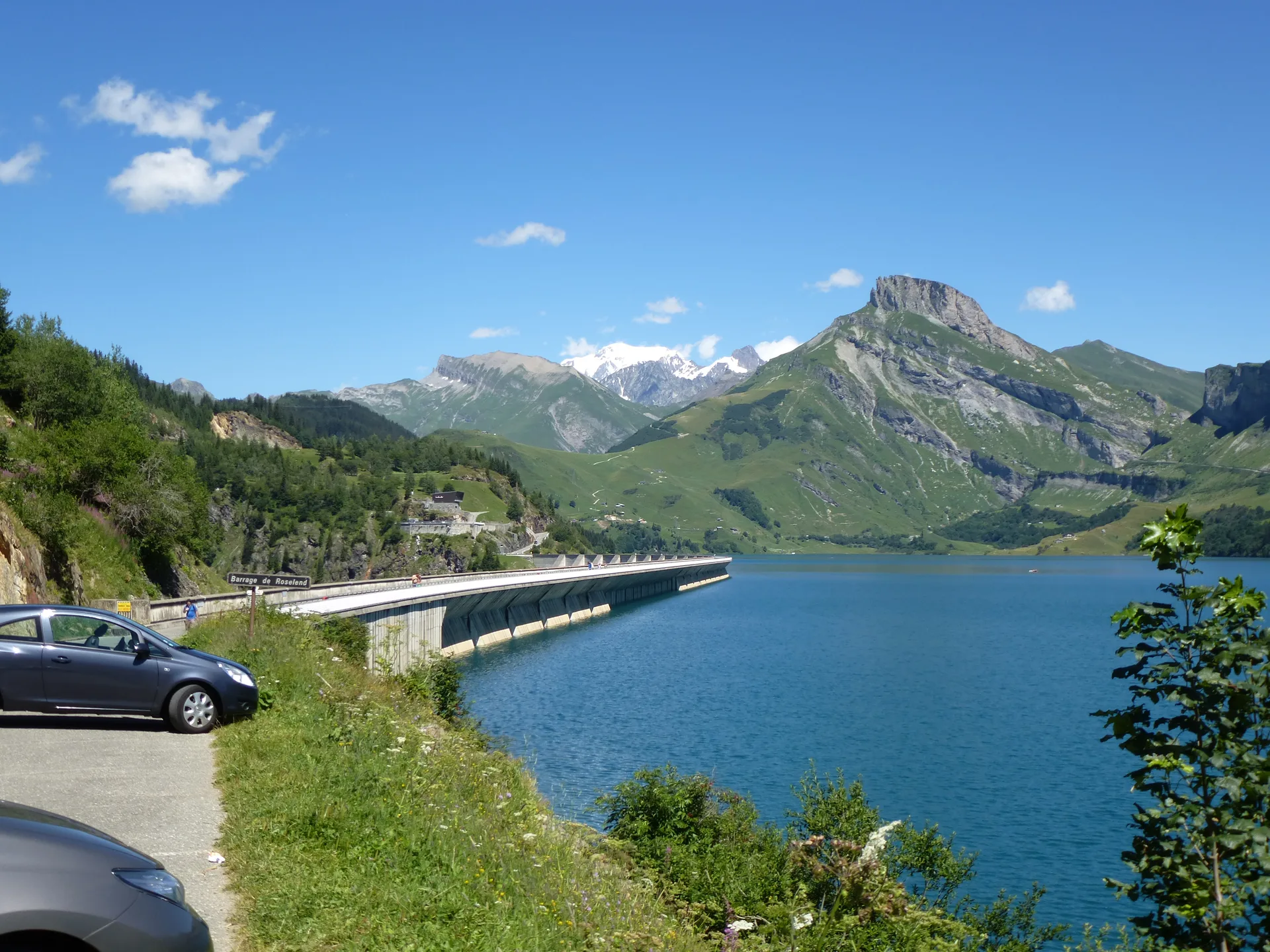 Lac de Roselend à Beaufort — À 1,1 km du lac