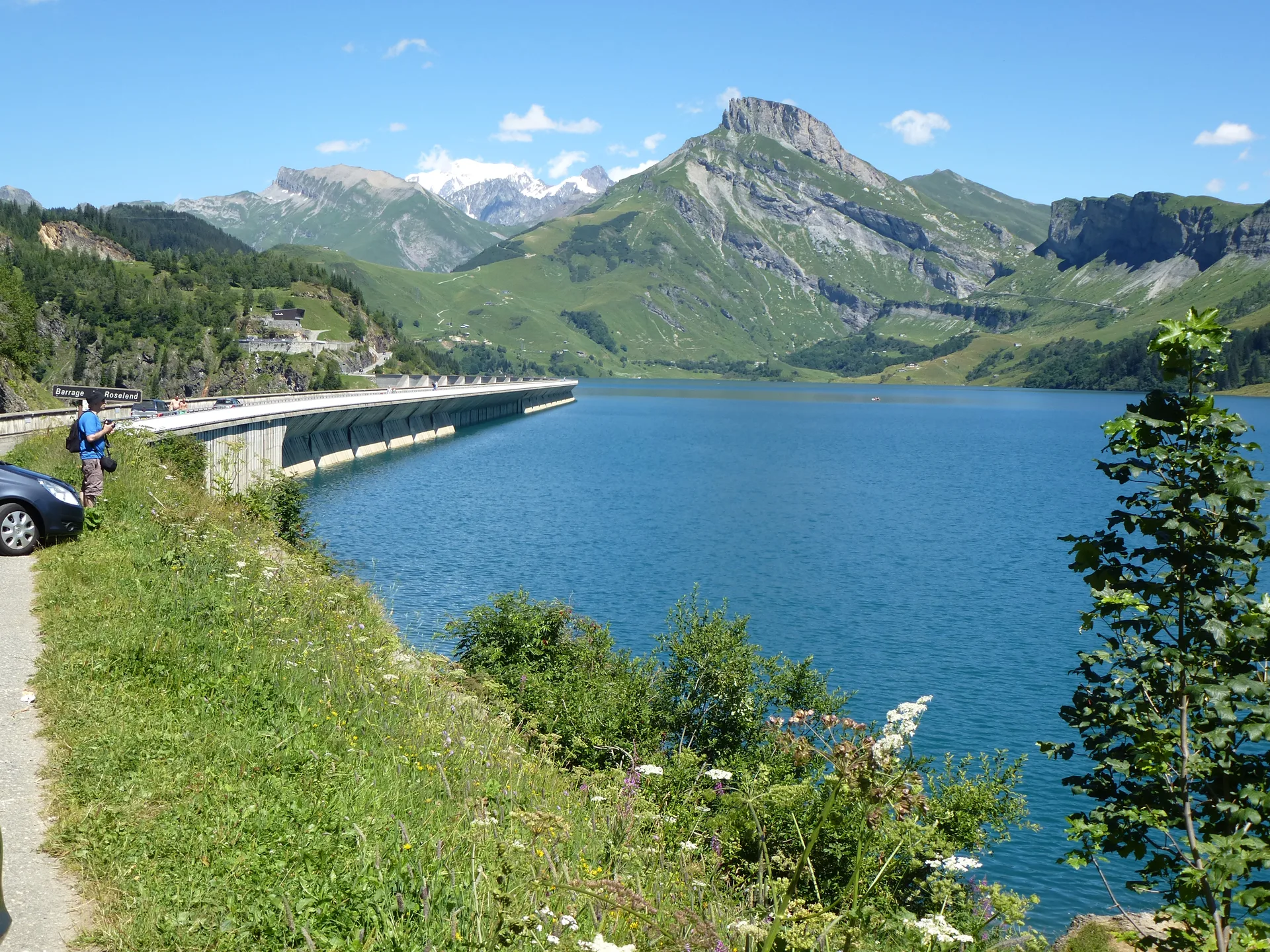 Lac de Roselend à Beaufort — À 1,1 km du lac