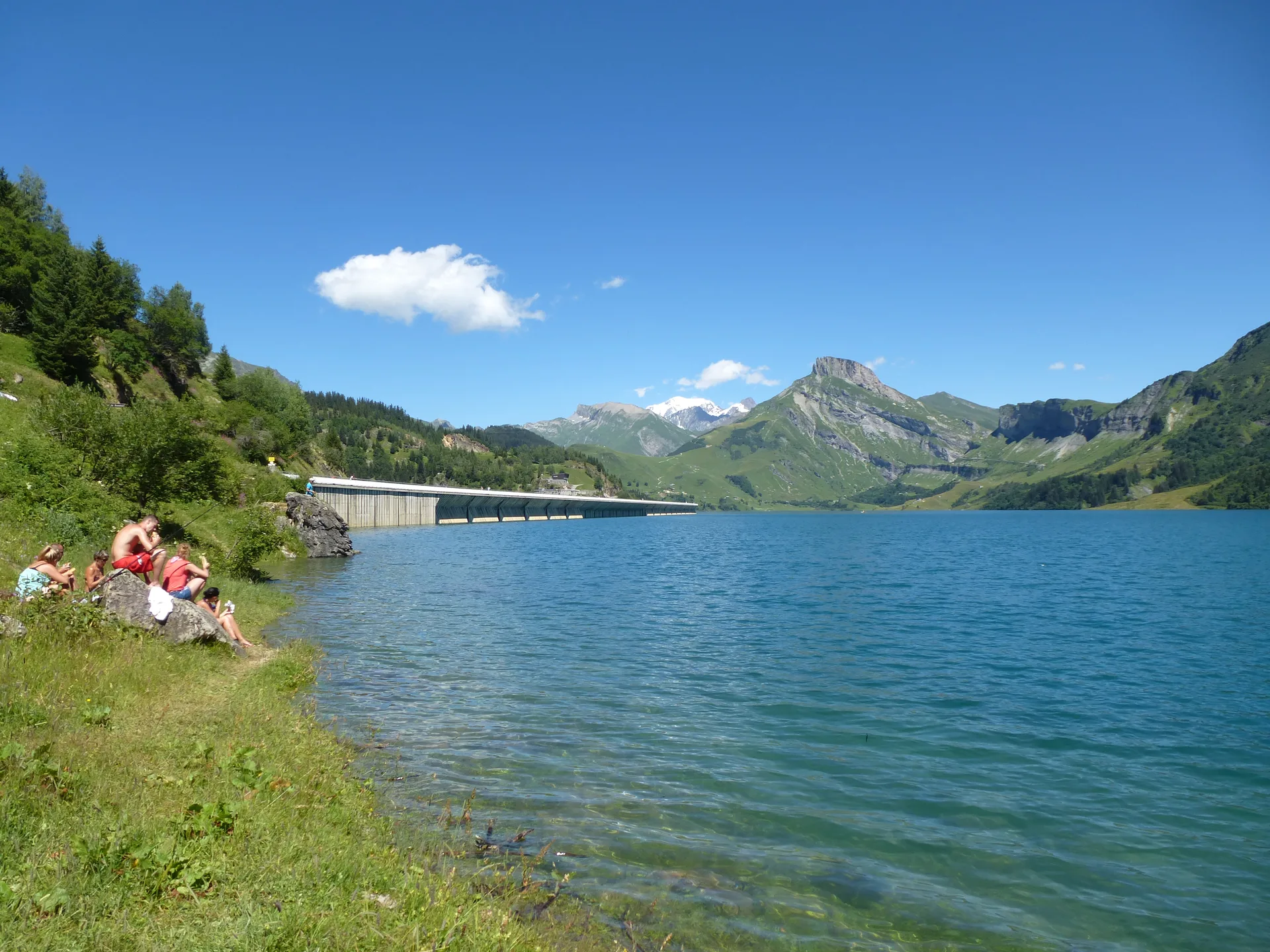 Lac de Roselend à Beaufort — À 1,1 km du lac