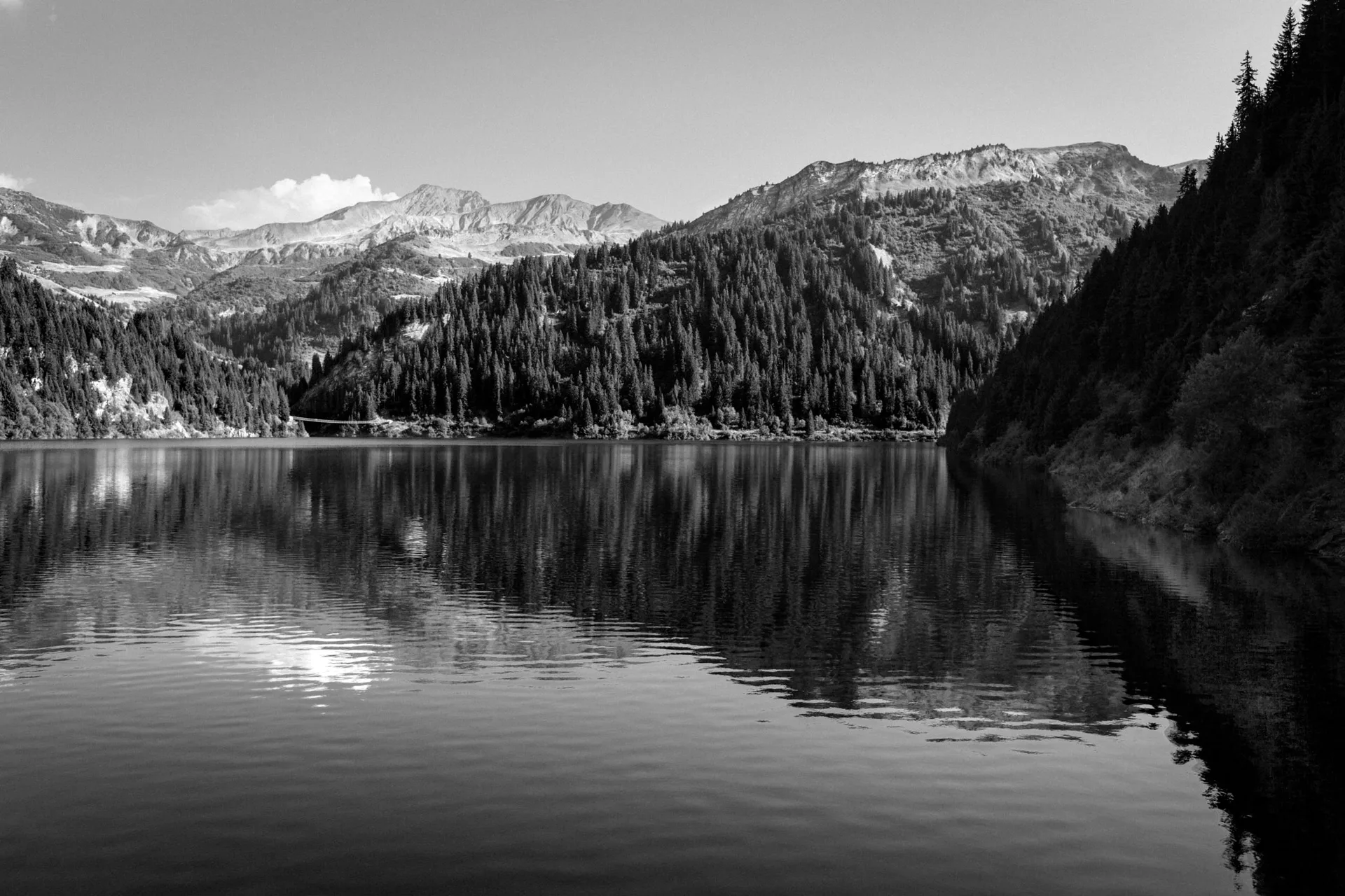 Lac de Roselend à Beaufort — À 661 m du lac