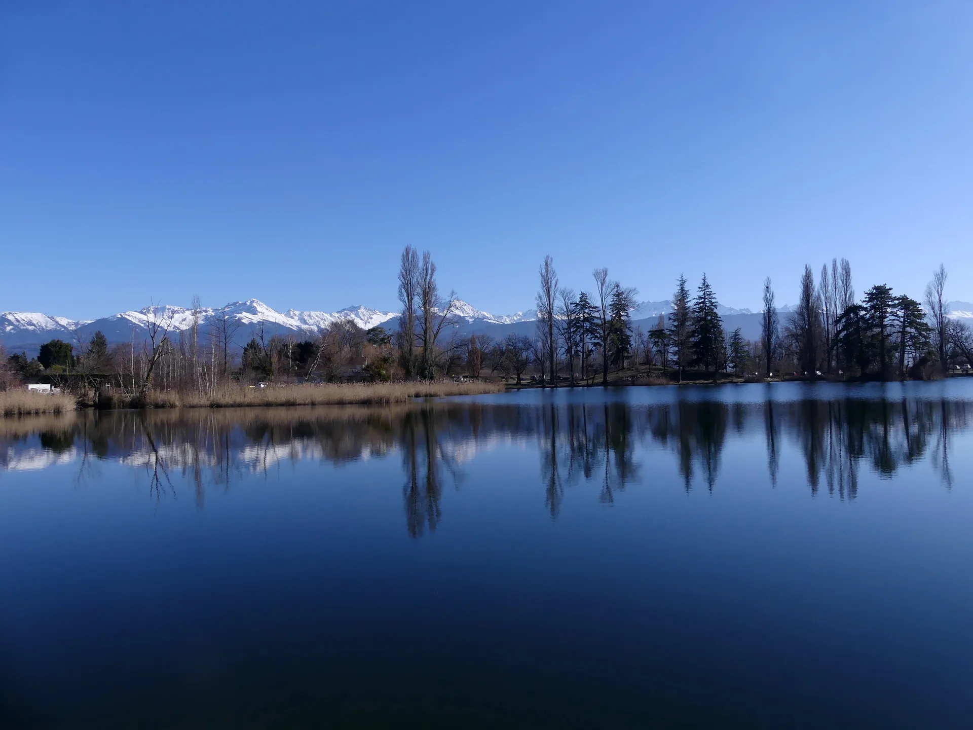 Lac de Saint-André à Porte-de-Savoie — Sur le lac