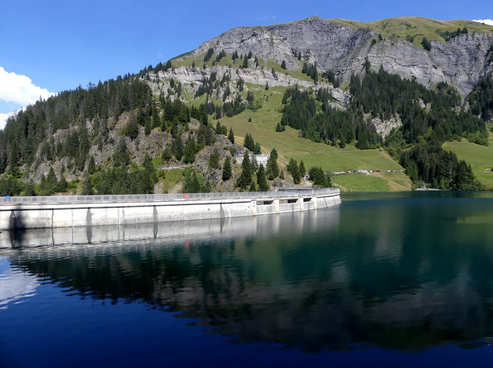 Lac de Saint Guerin à Beaufort — Sur le lac