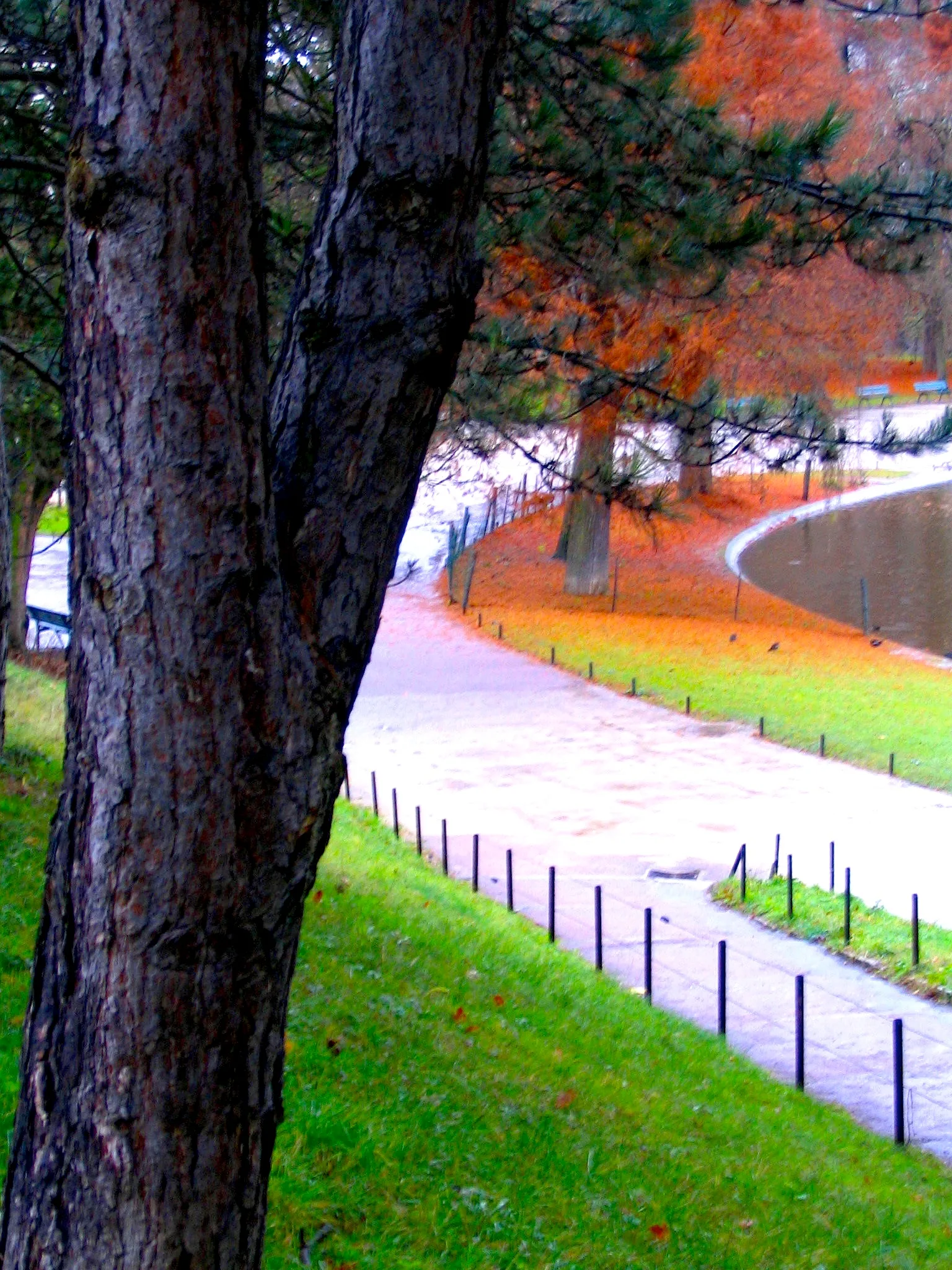 Lac de Saint-Mande à Paris — Sur le lac