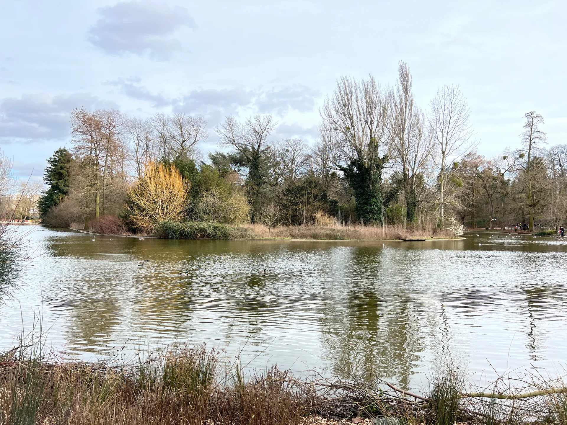 Lac de Saint-Mande à Paris — Sur le lac