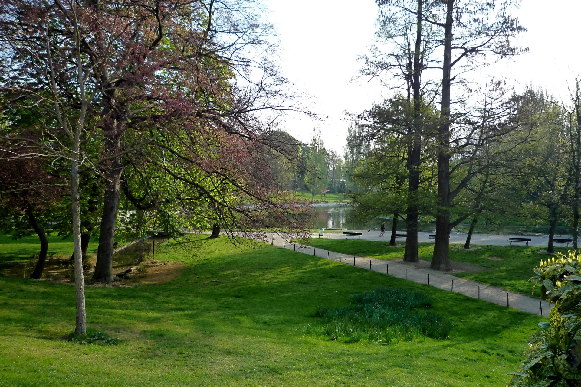 Lac de Saint-Mande à Paris — Sur le lac