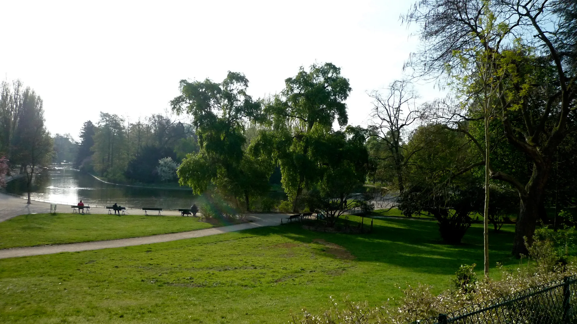 Lac de Saint-Mande à Paris — Sur le lac