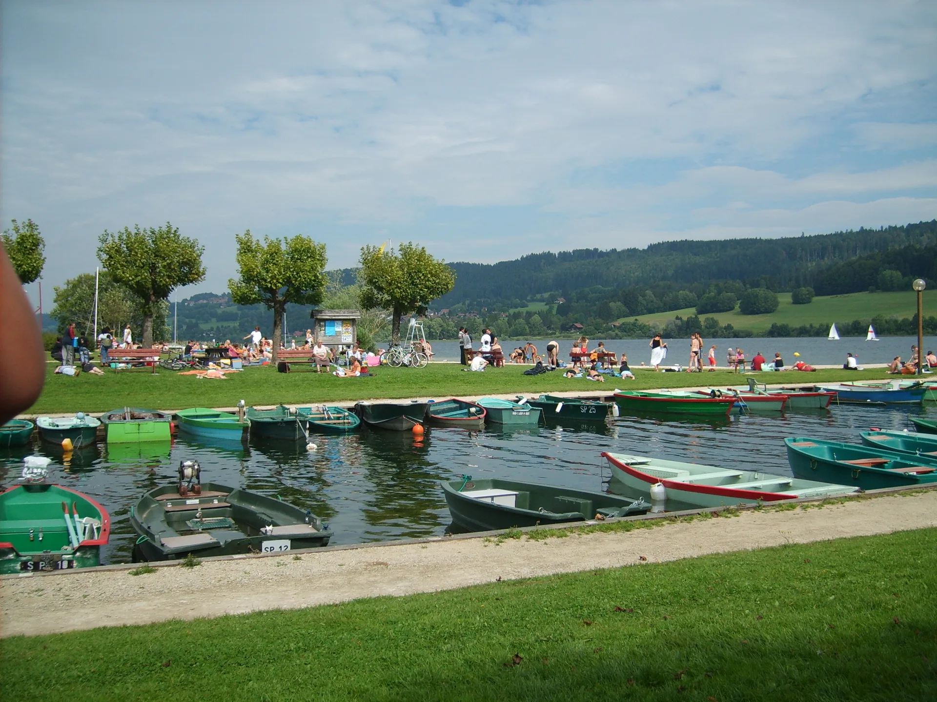 Lac de Saint-Point à Saint-Point-Lac — Sur le lac