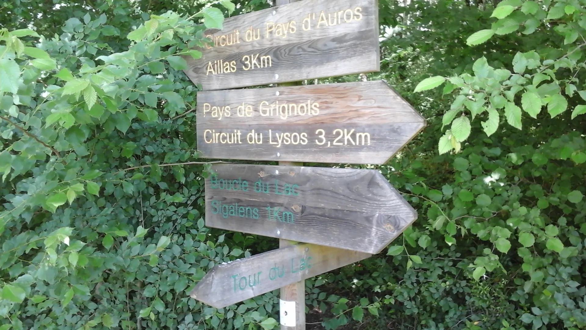 Lac de Sigalens à Sigalens — Sur le lac