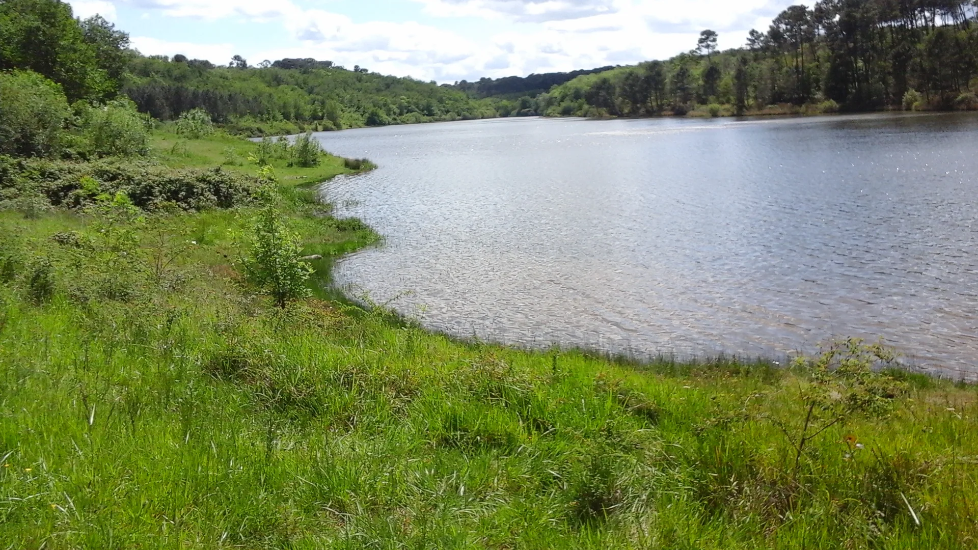 Lac de Sigalens à Sigalens — Sur le lac