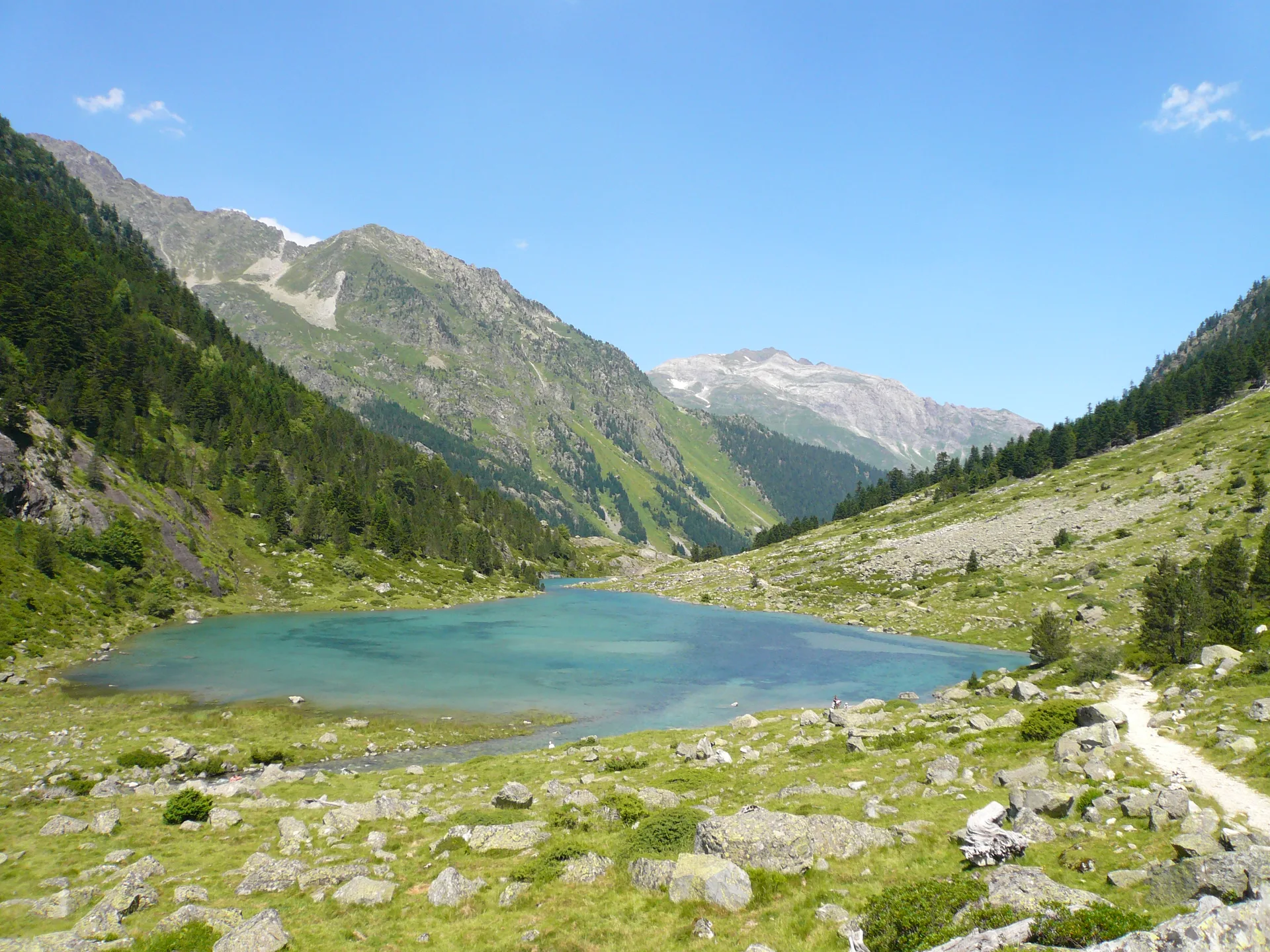 Lac de Suyen à Arrens-Marsous — À 210 m du lac