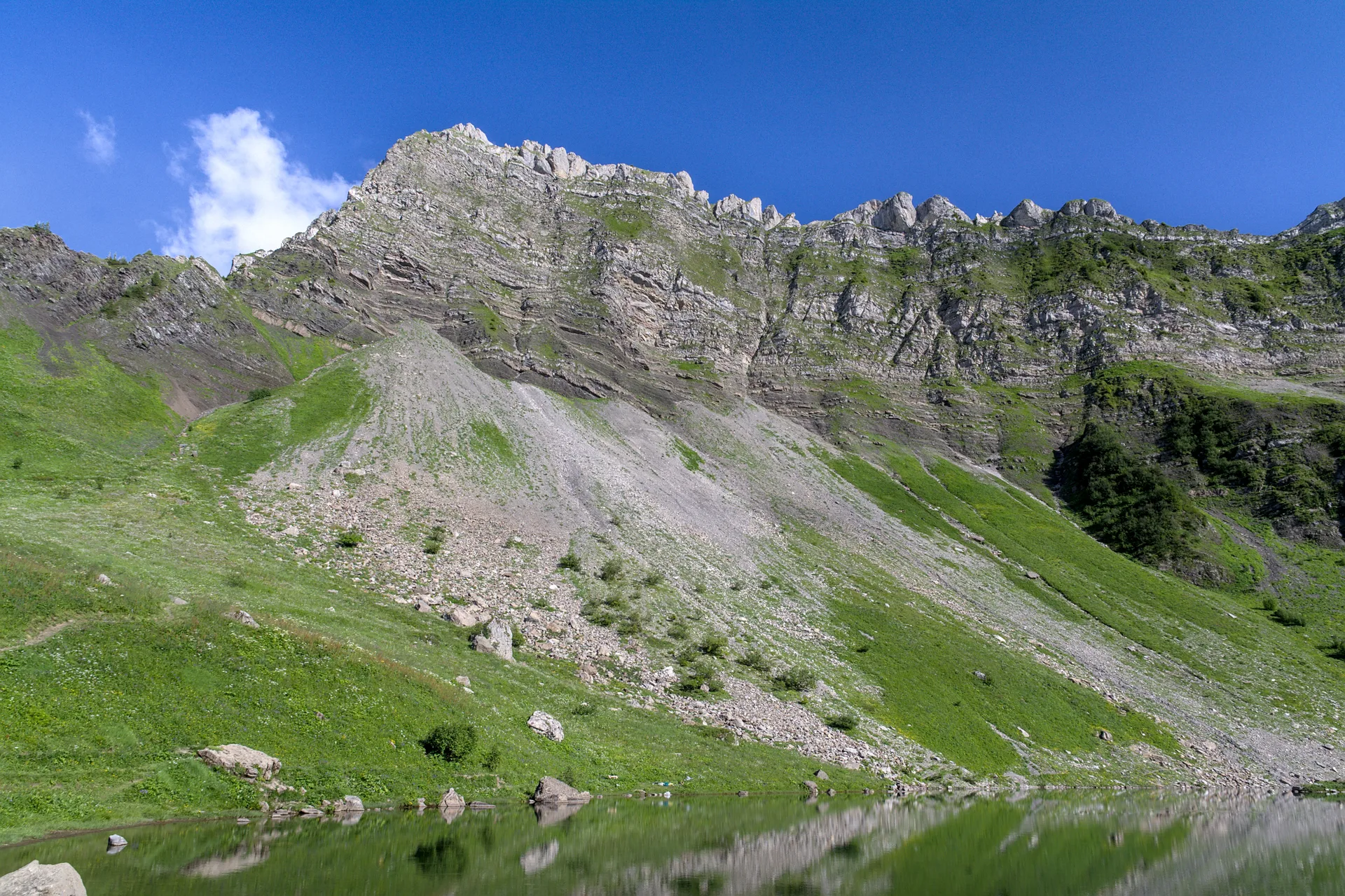 Lac de Tavaneuse à Abondance — Sur le lac