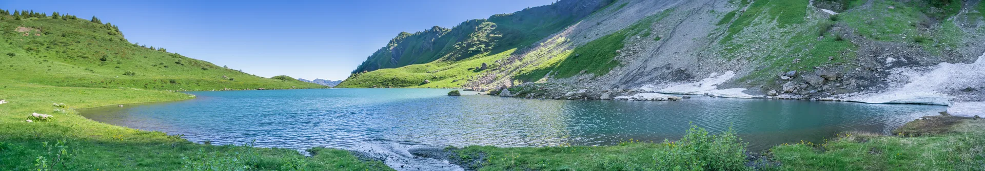 Lac de Tavaneuse à Abondance — Sur le lac