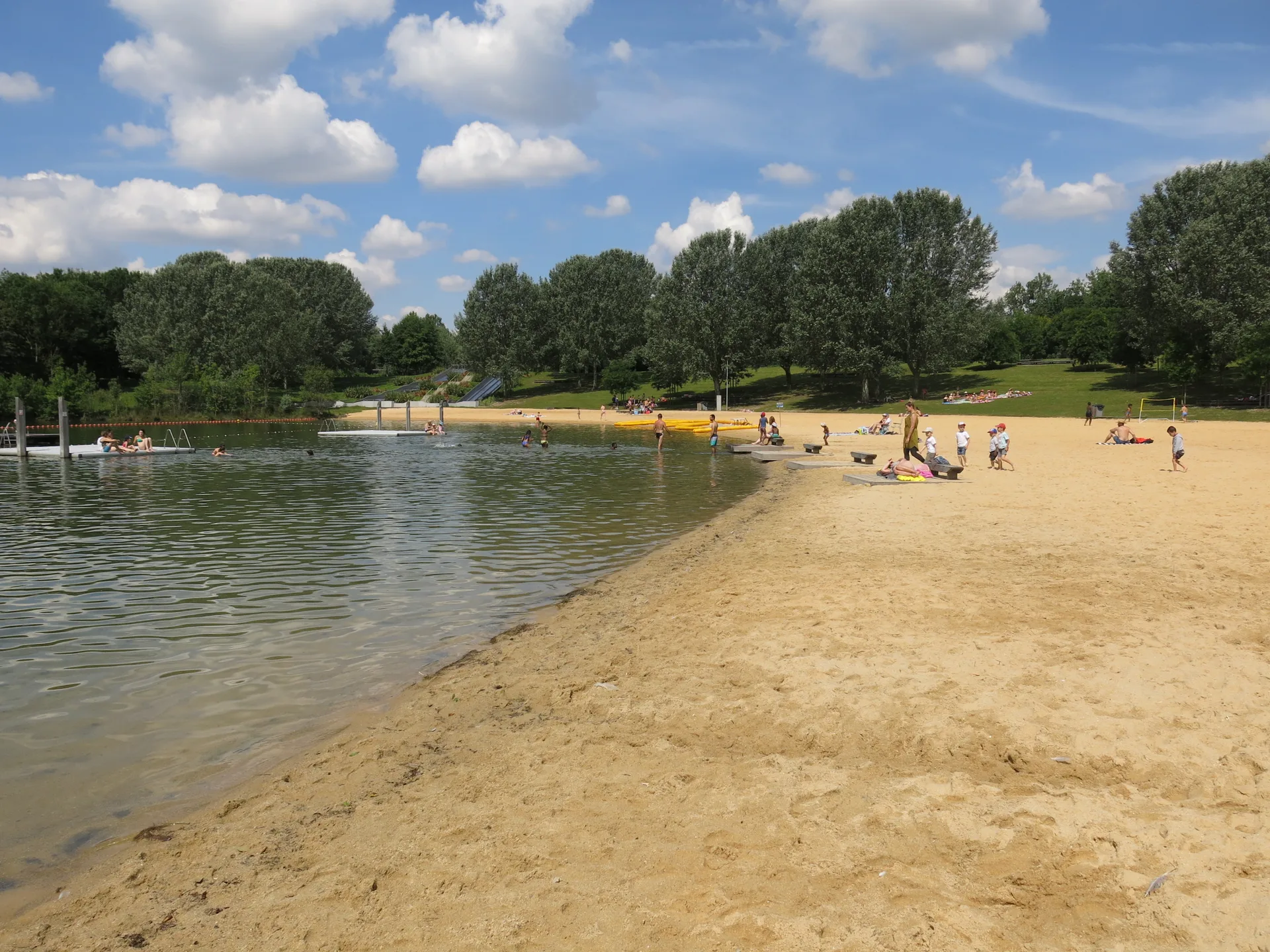 Lac de Torcy à Torcy — Sur le lac