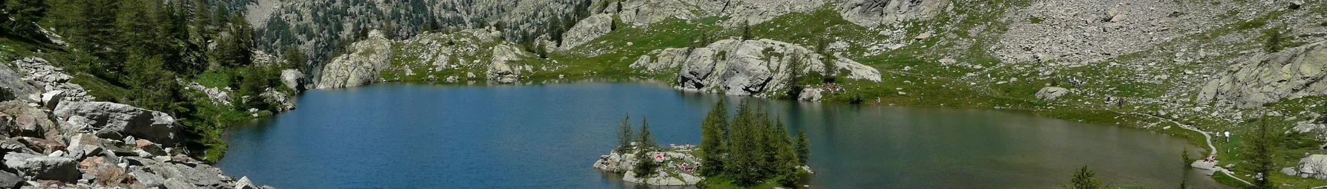Lac de Trécolpas à Saint-Martin-Vésubie — Sur le lac