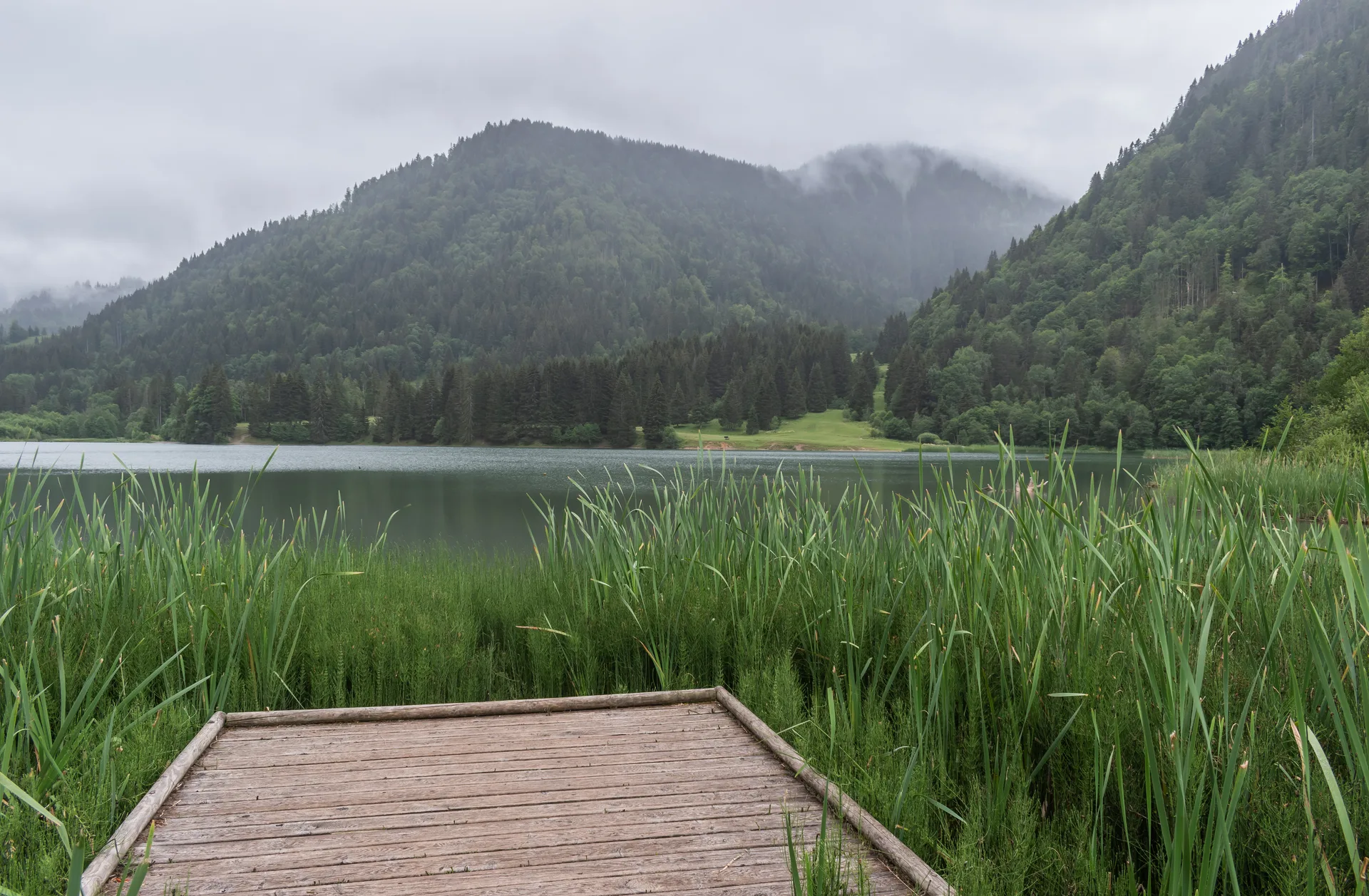 Lac de Vallon à Bellevaux — À 248 m du lac