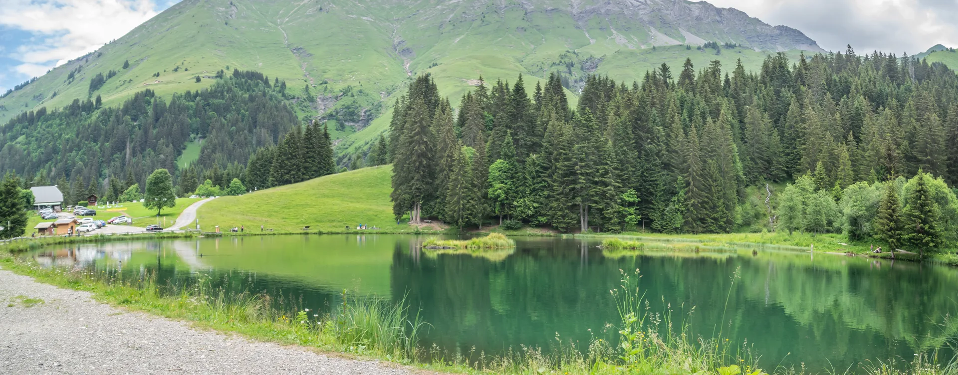 Lac de Vernant à Samoëns — Sur le lac