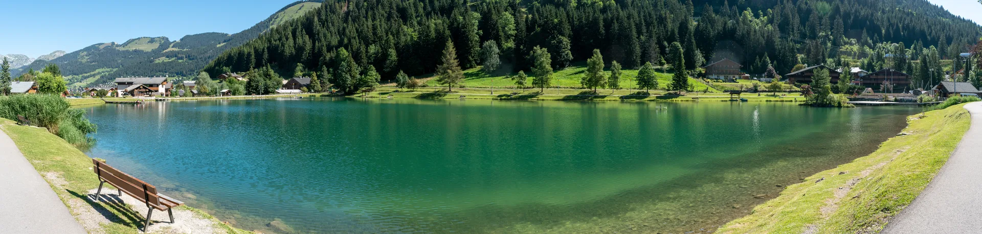 Lac de Vonne à Châtel — Sur le lac