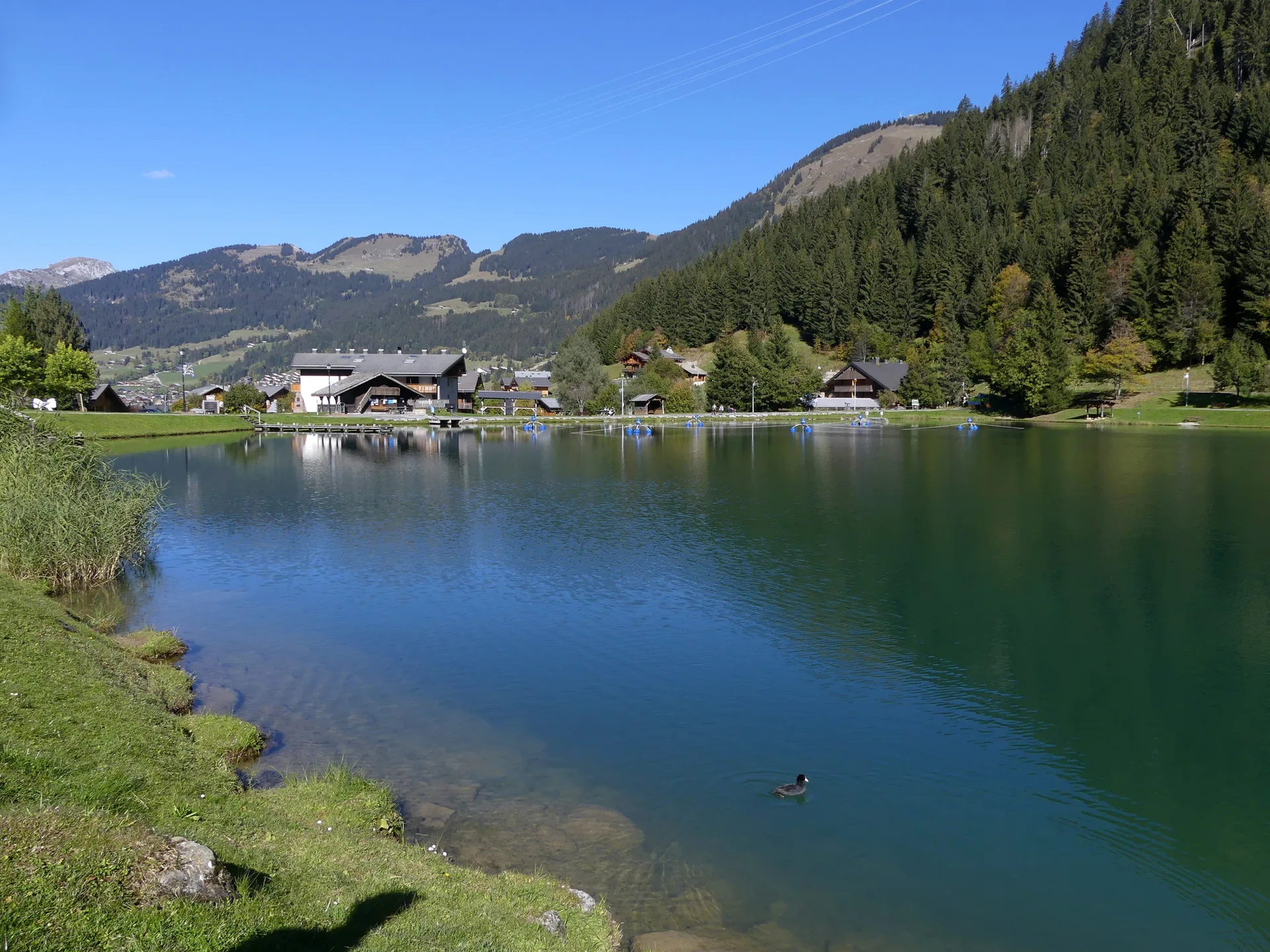 Lac de Vonne à Châtel — Sur le lac