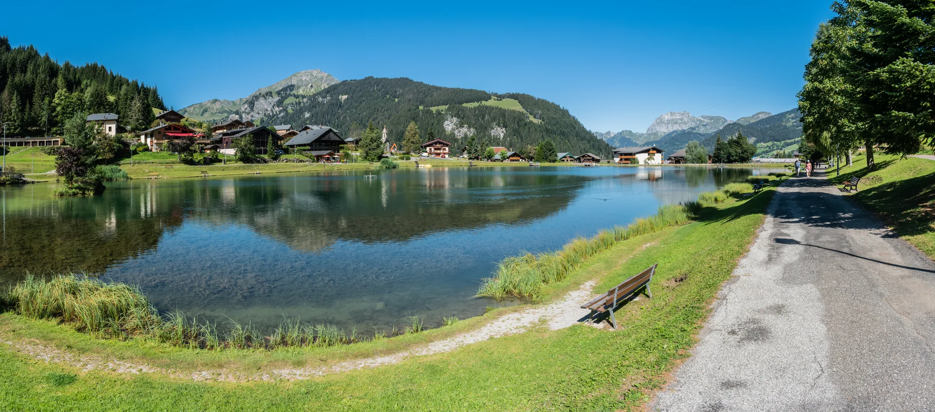 Lac de Vonne à Châtel — Sur le lac