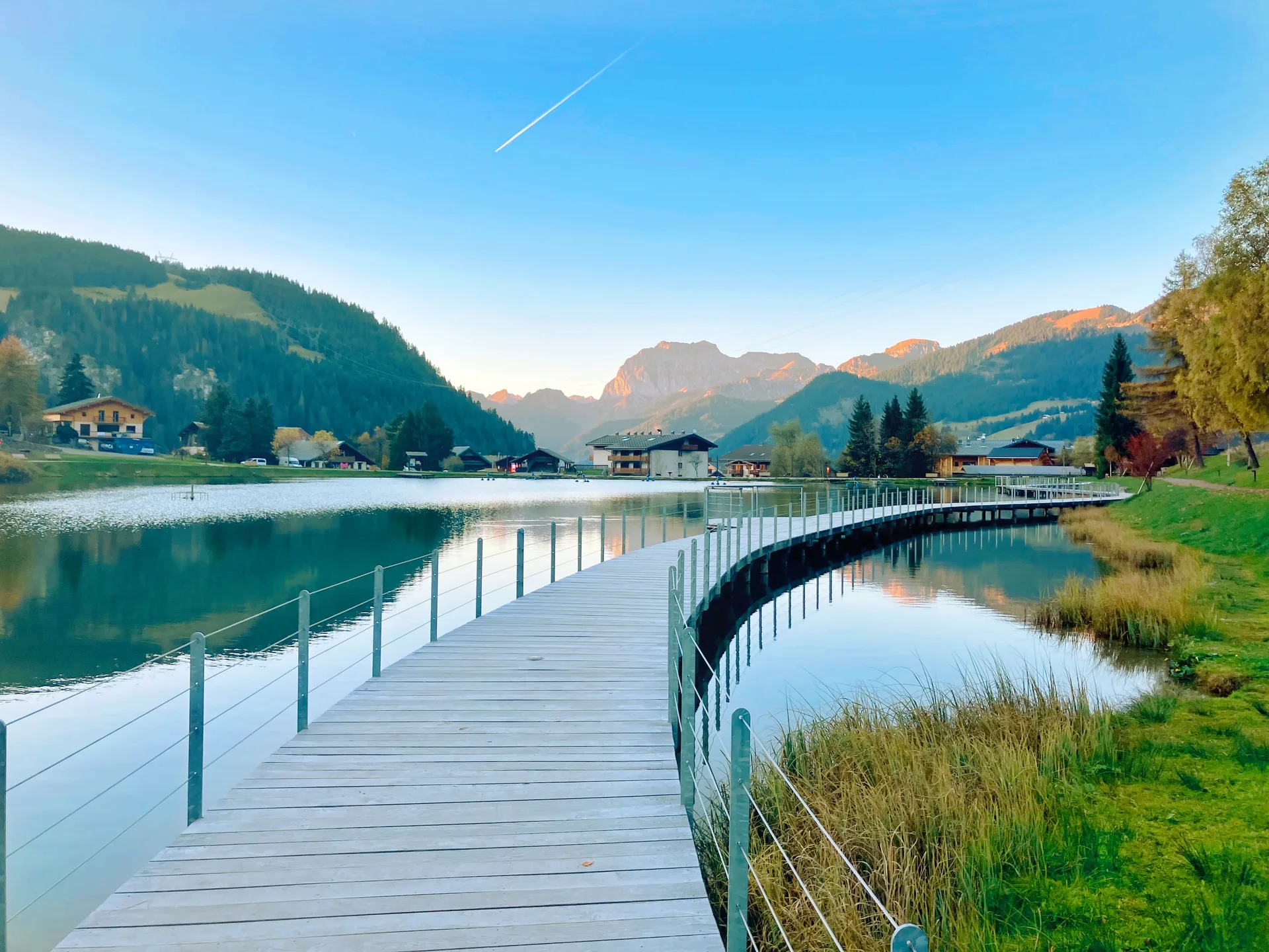 Lac de Vonne à Châtel — Sur le lac