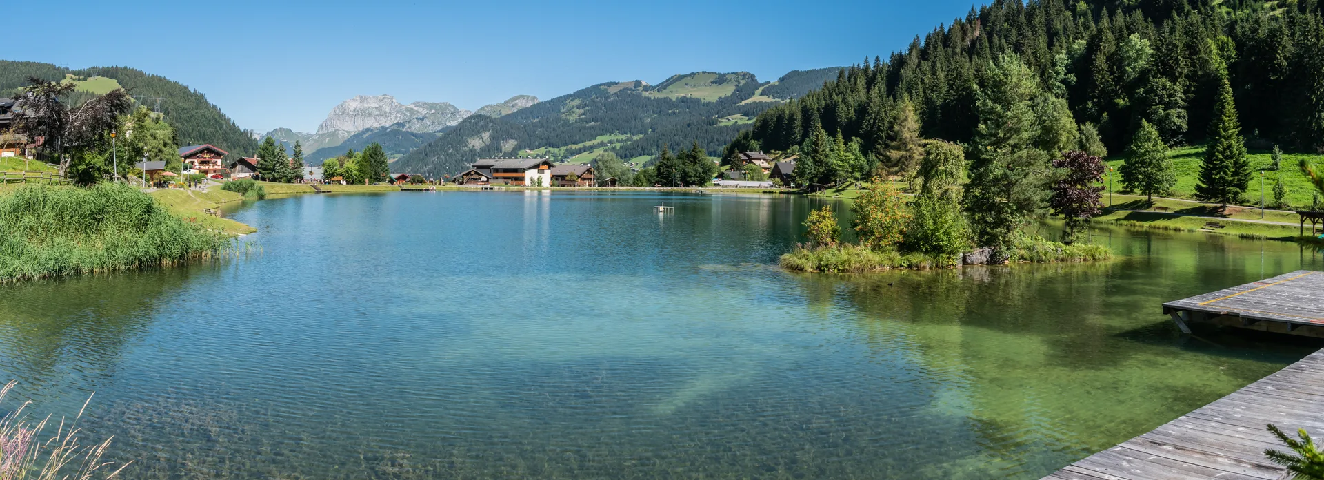 Lac de Vonne à Châtel — Sur le lac
