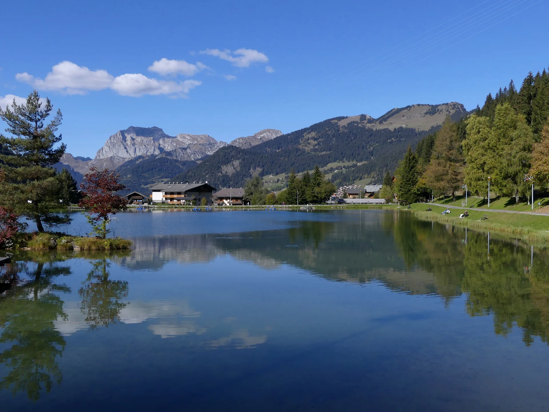 Lac de Vonne à Châtel — À 222 m du lac