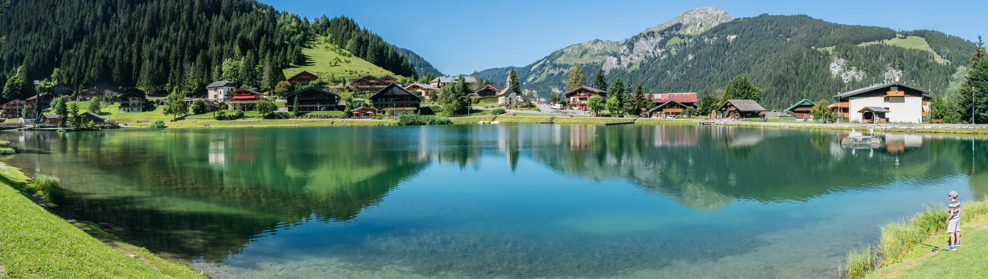 Lac de Vonne à Châtel — Sur le lac