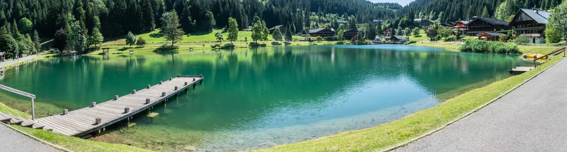 Lac de Vonne à Châtel — Sur le lac